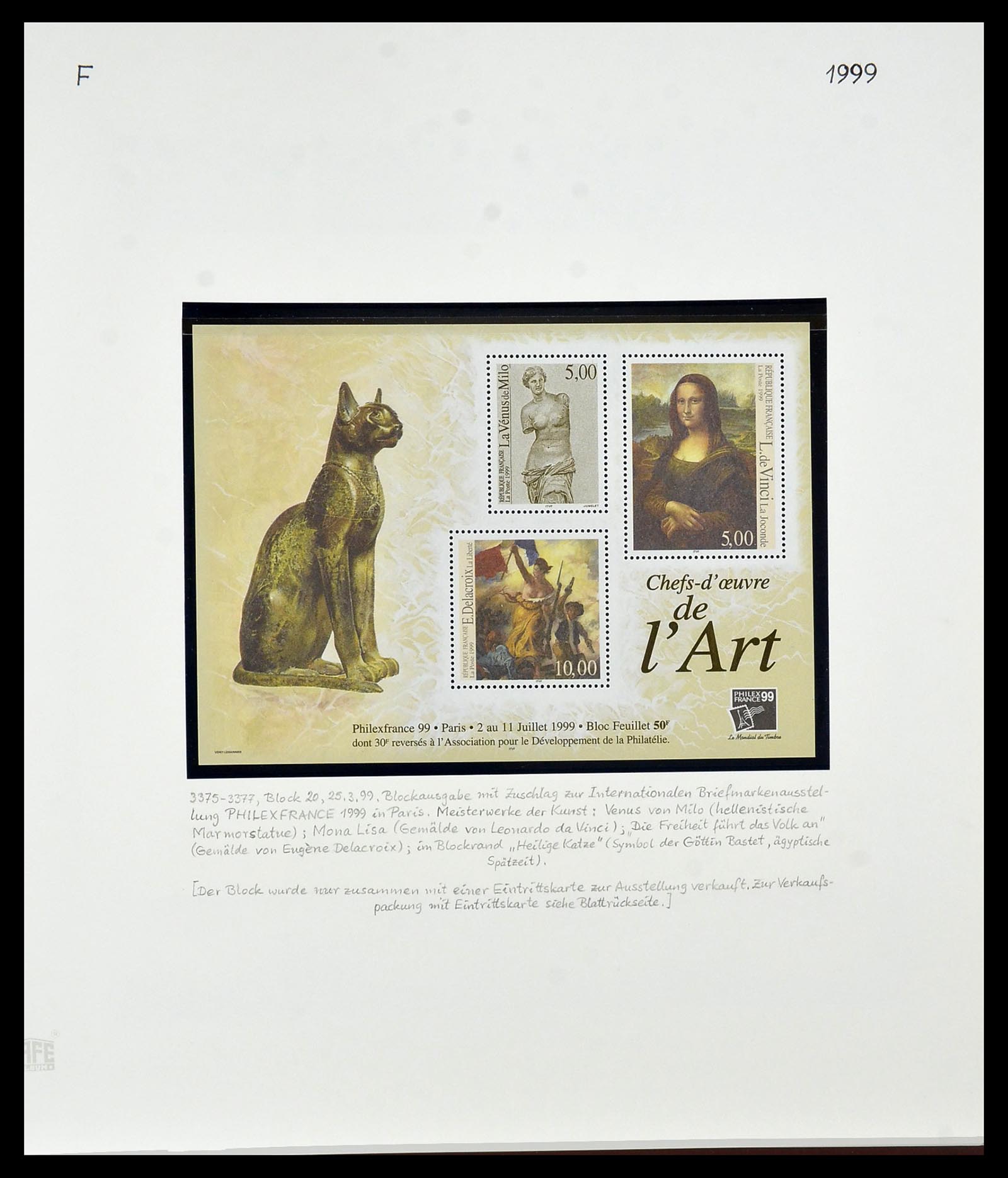 34235 381 - Postzegelverzameling 34235 Frankrijk 1930-2000.