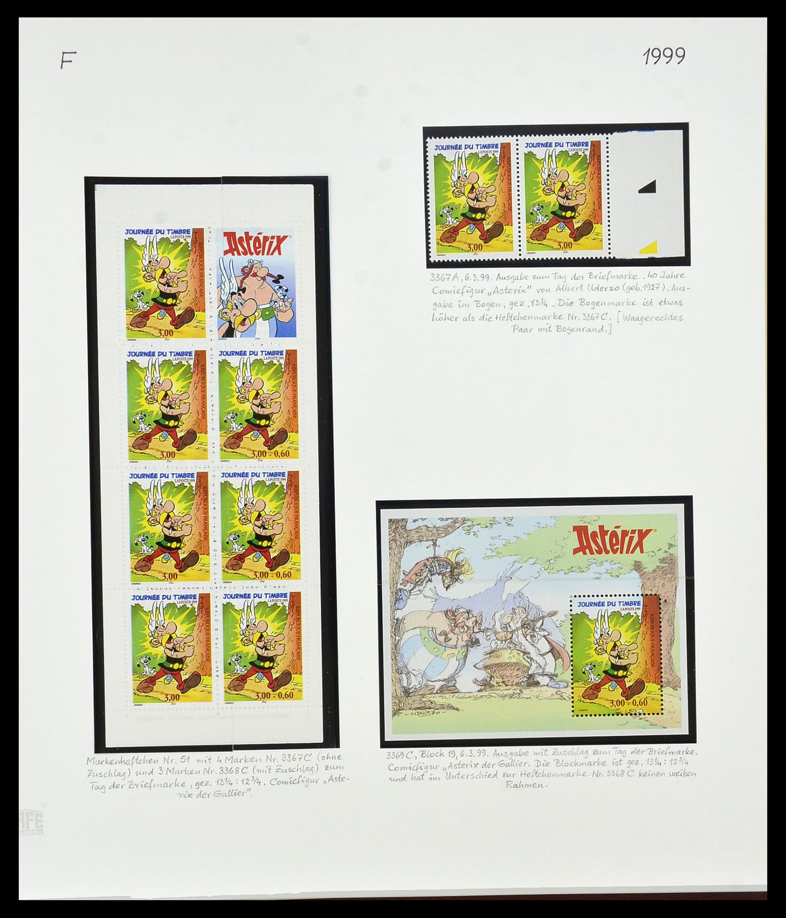 34235 384 - Postzegelverzameling 34235 Frankrijk 1930-2000.