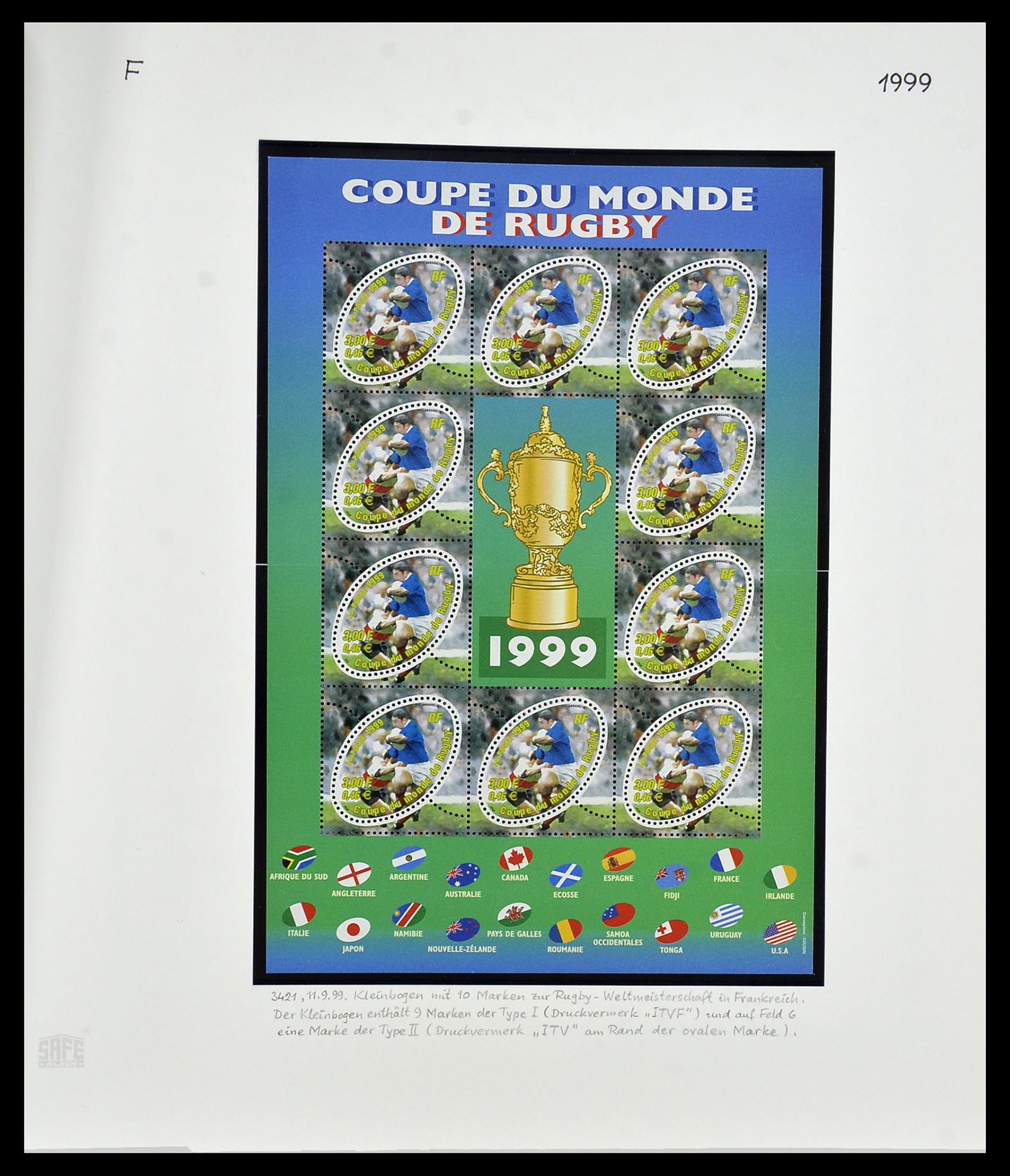34235 388 - Postzegelverzameling 34235 Frankrijk 1930-2000.