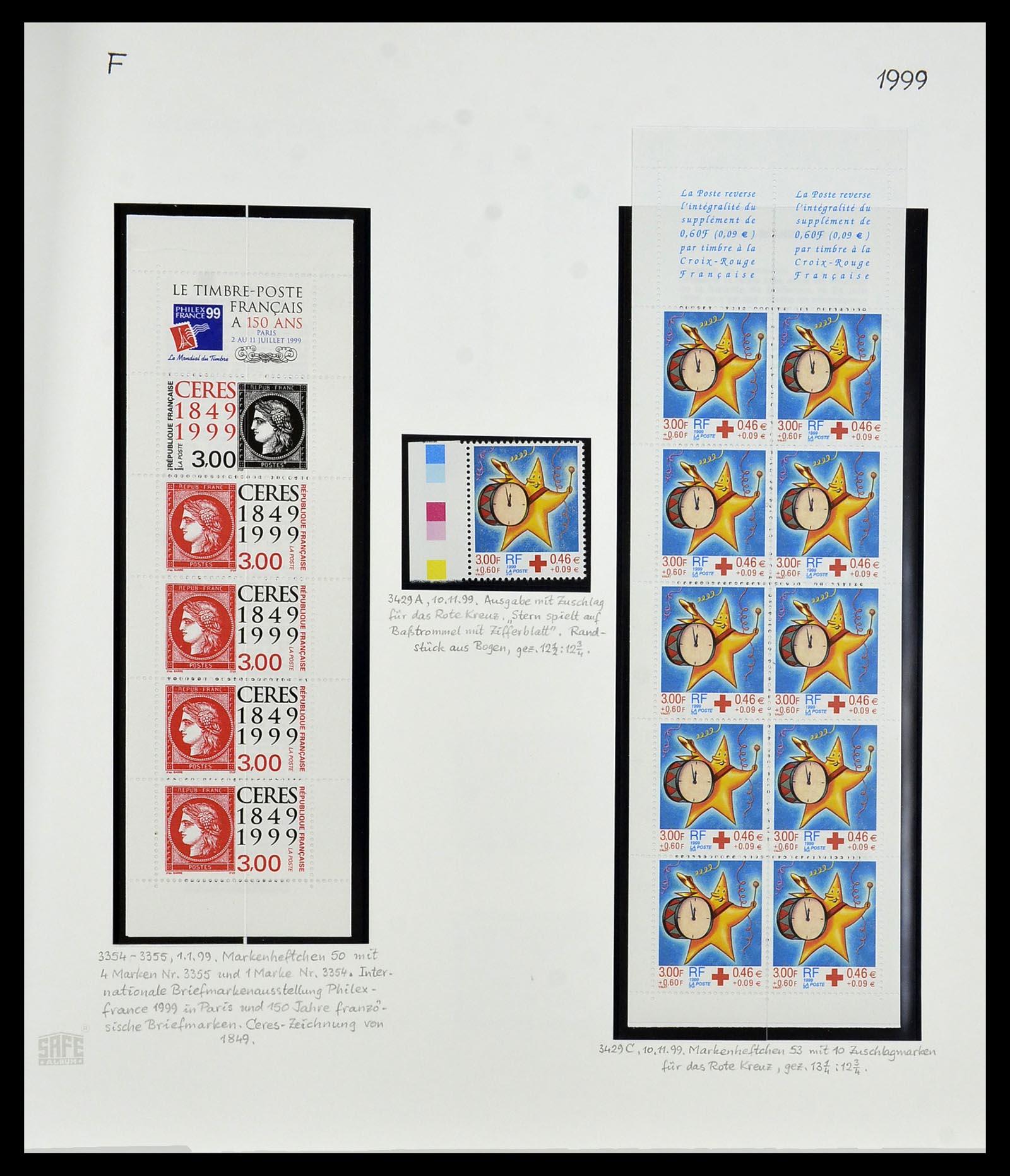 34235 389 - Postzegelverzameling 34235 Frankrijk 1930-2000.