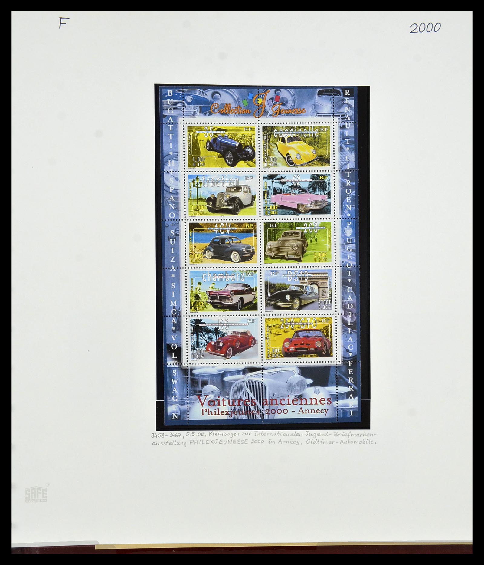 34235 395 - Postzegelverzameling 34235 Frankrijk 1930-2000.