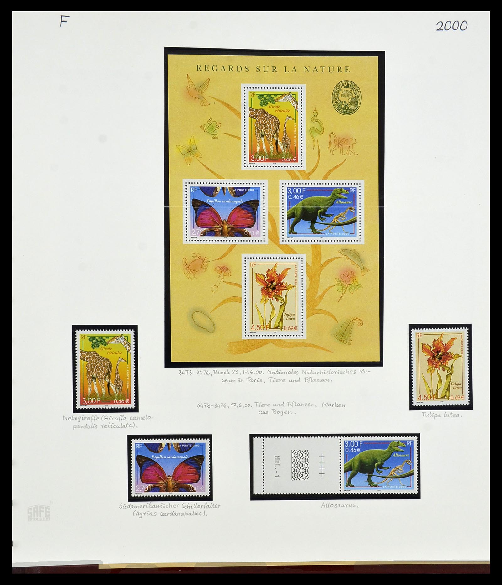 34235 396 - Postzegelverzameling 34235 Frankrijk 1930-2000.
