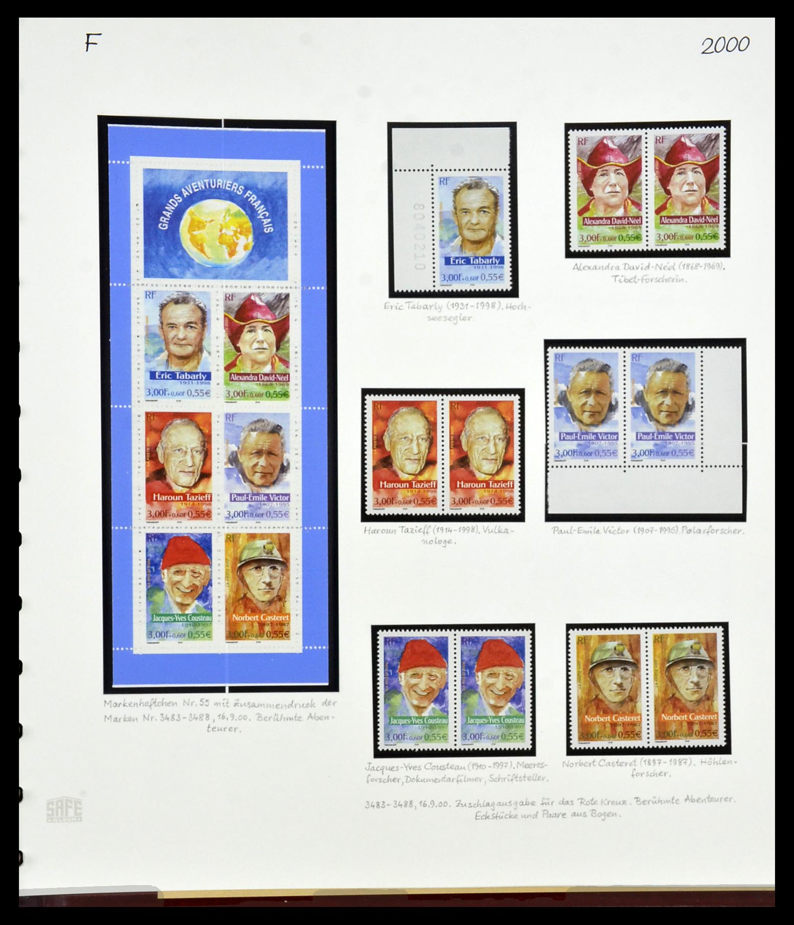34235 397 - Postzegelverzameling 34235 Frankrijk 1930-2000.