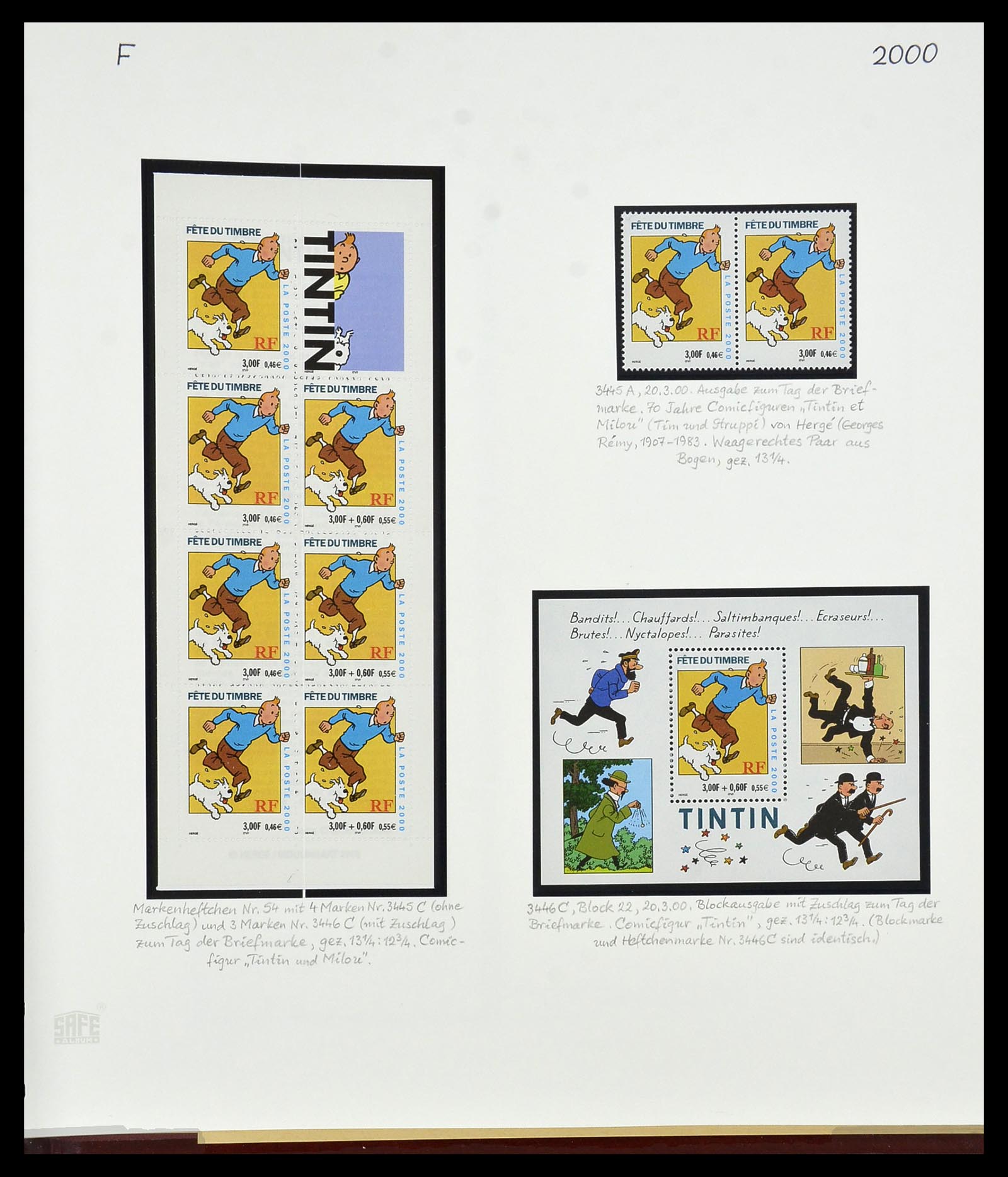34235 398 - Postzegelverzameling 34235 Frankrijk 1930-2000.