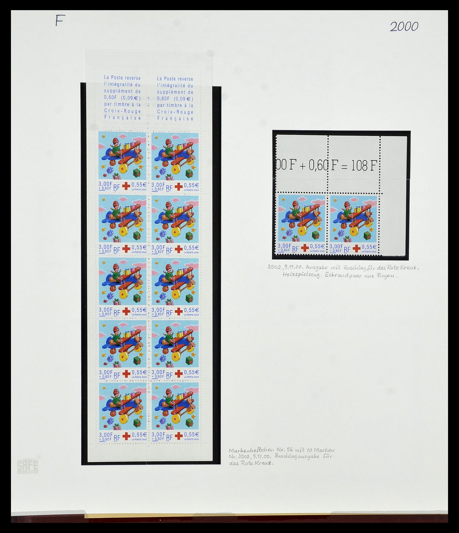 34235 399 - Postzegelverzameling 34235 Frankrijk 1930-2000.