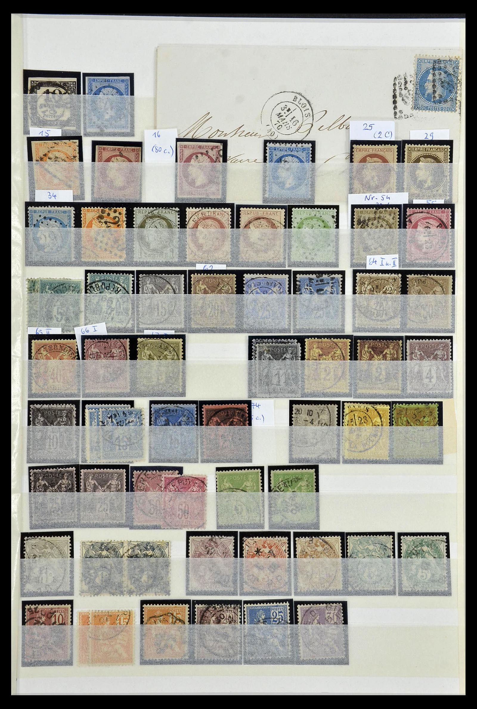 34236 001 - Postzegelverzameling 34236 Frankrijk 1853-2004.