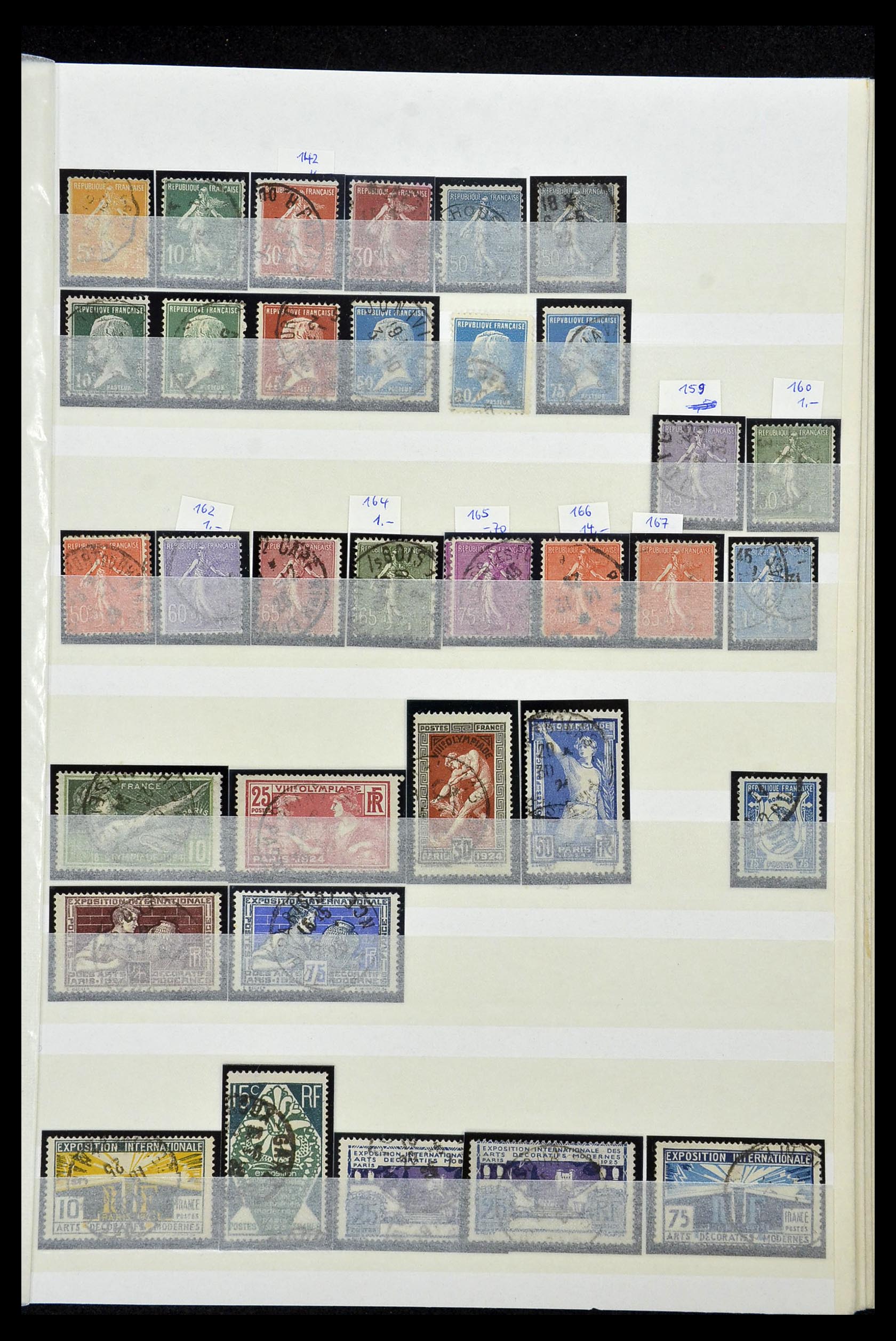 34236 003 - Postzegelverzameling 34236 Frankrijk 1853-2004.