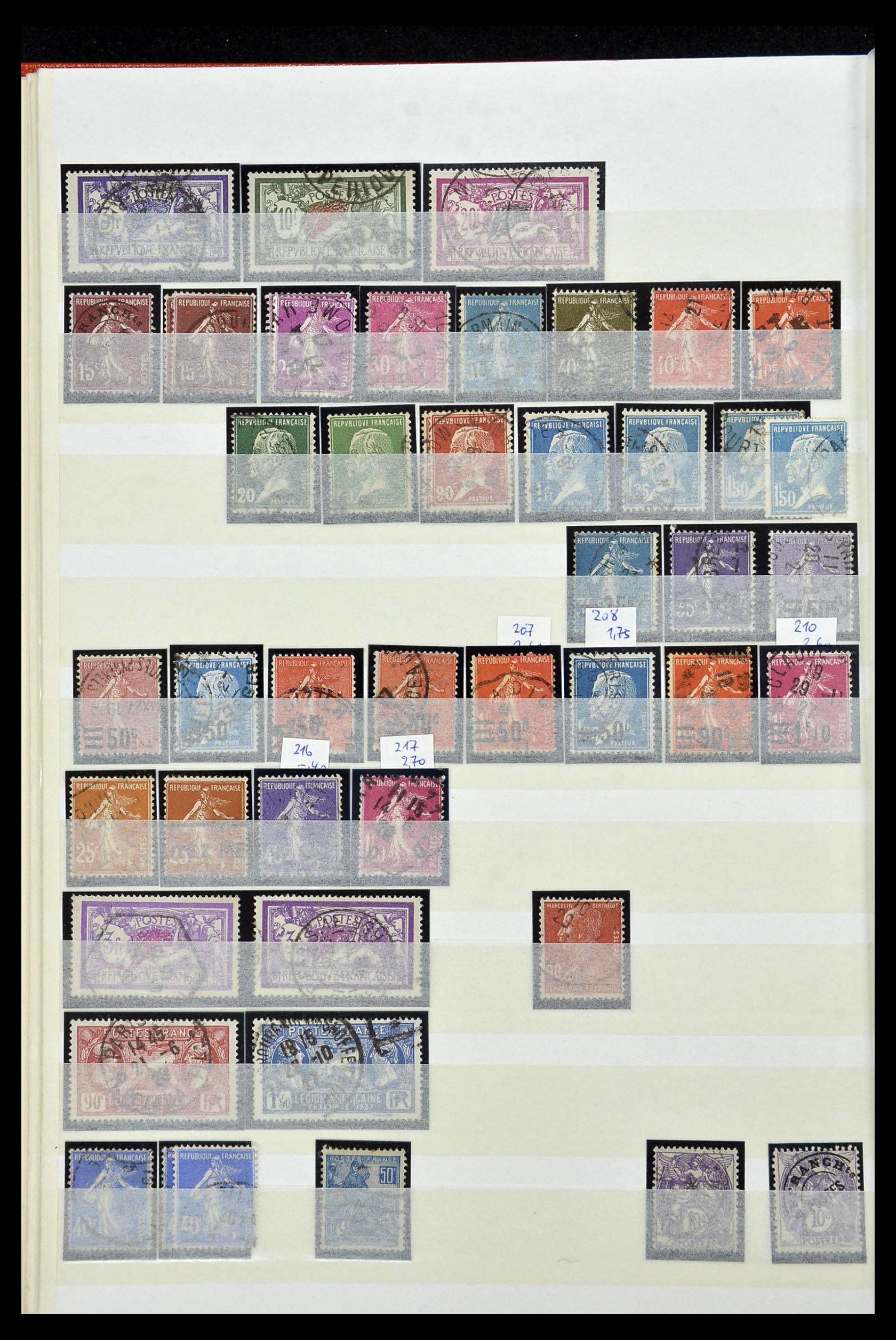 34236 004 - Postzegelverzameling 34236 Frankrijk 1853-2004.