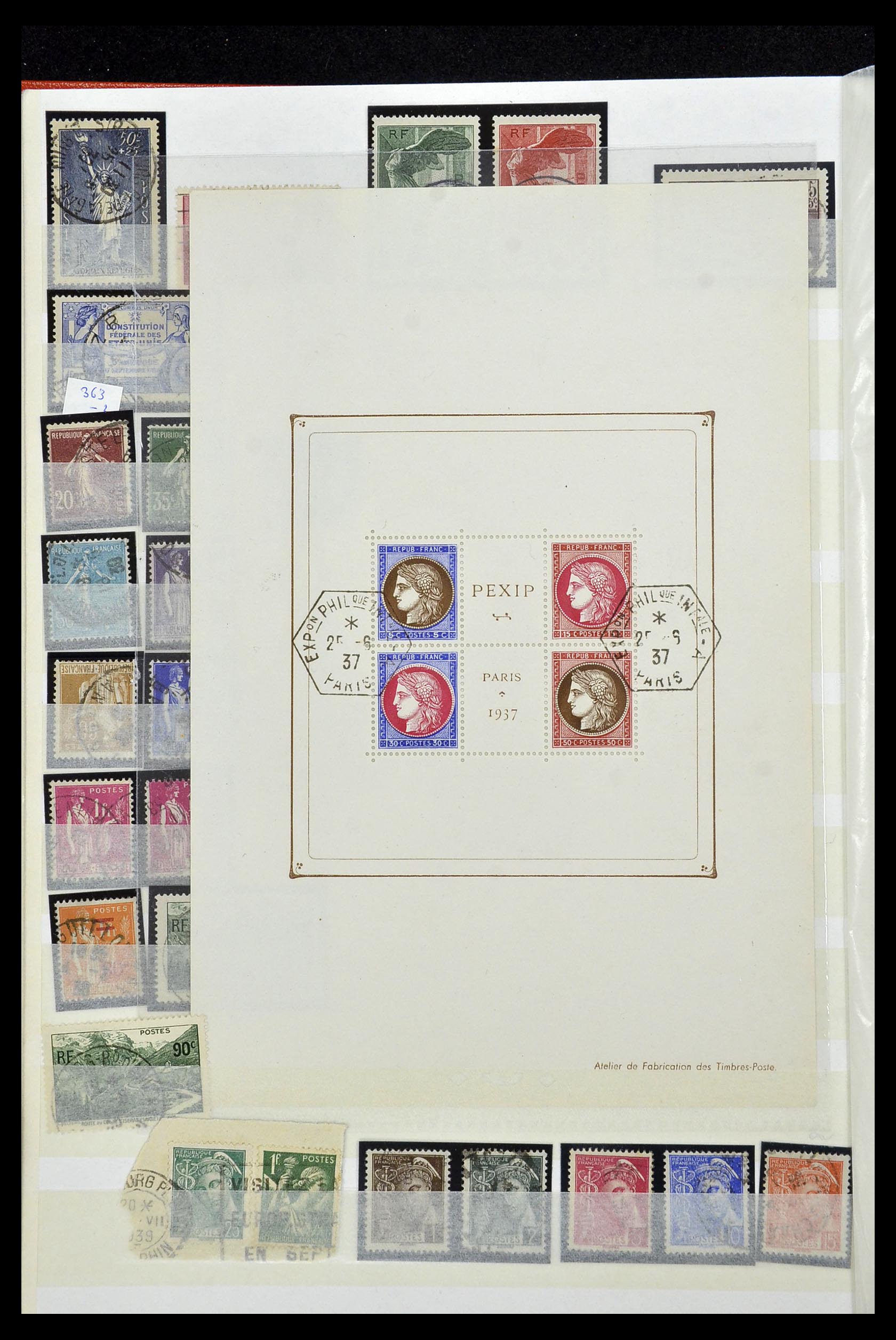 34236 008 - Postzegelverzameling 34236 Frankrijk 1853-2004.