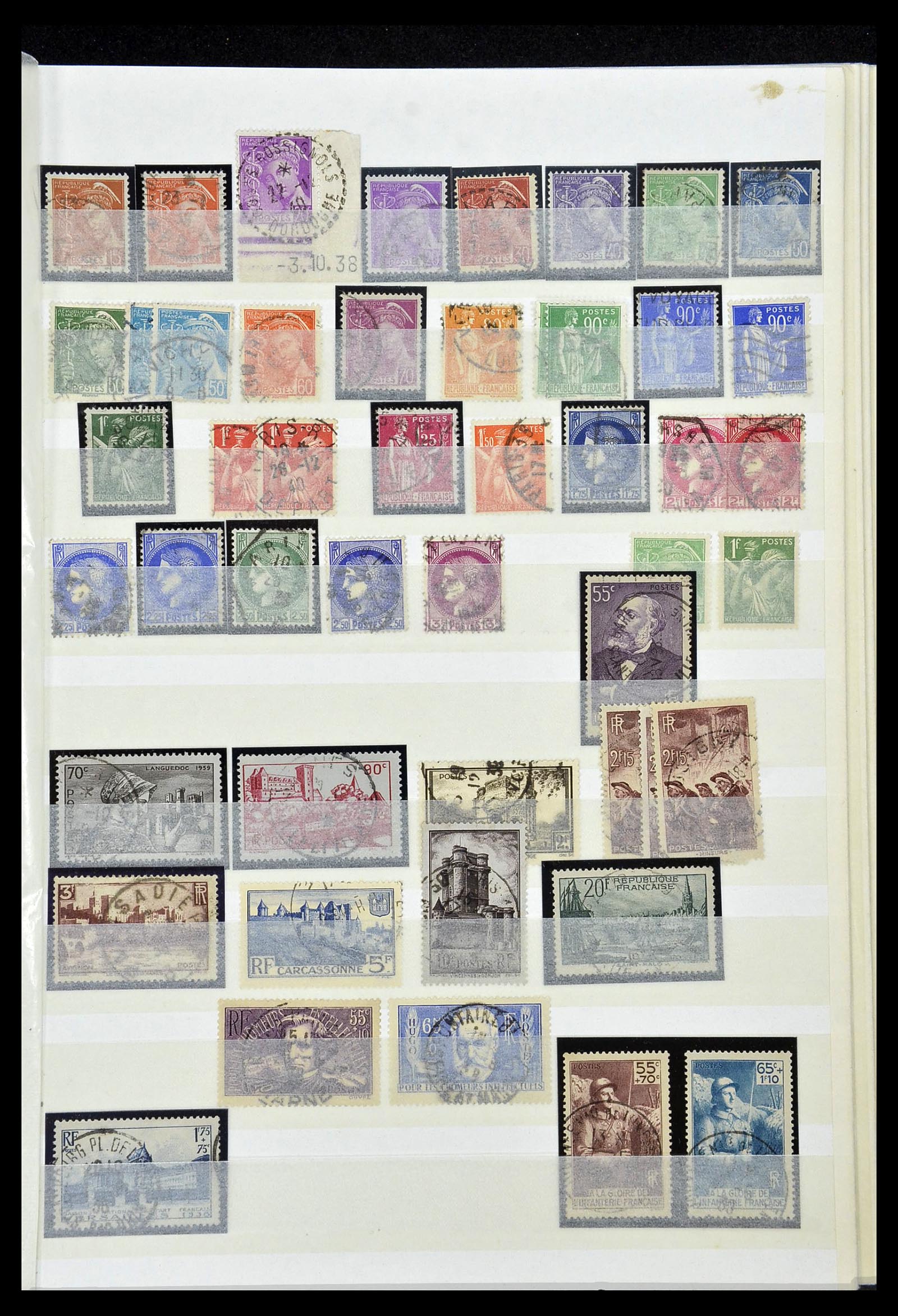 34236 009 - Postzegelverzameling 34236 Frankrijk 1853-2004.