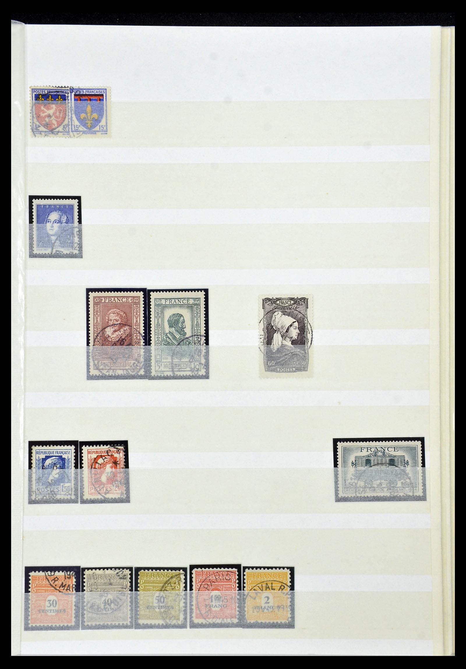 34236 013 - Postzegelverzameling 34236 Frankrijk 1853-2004.