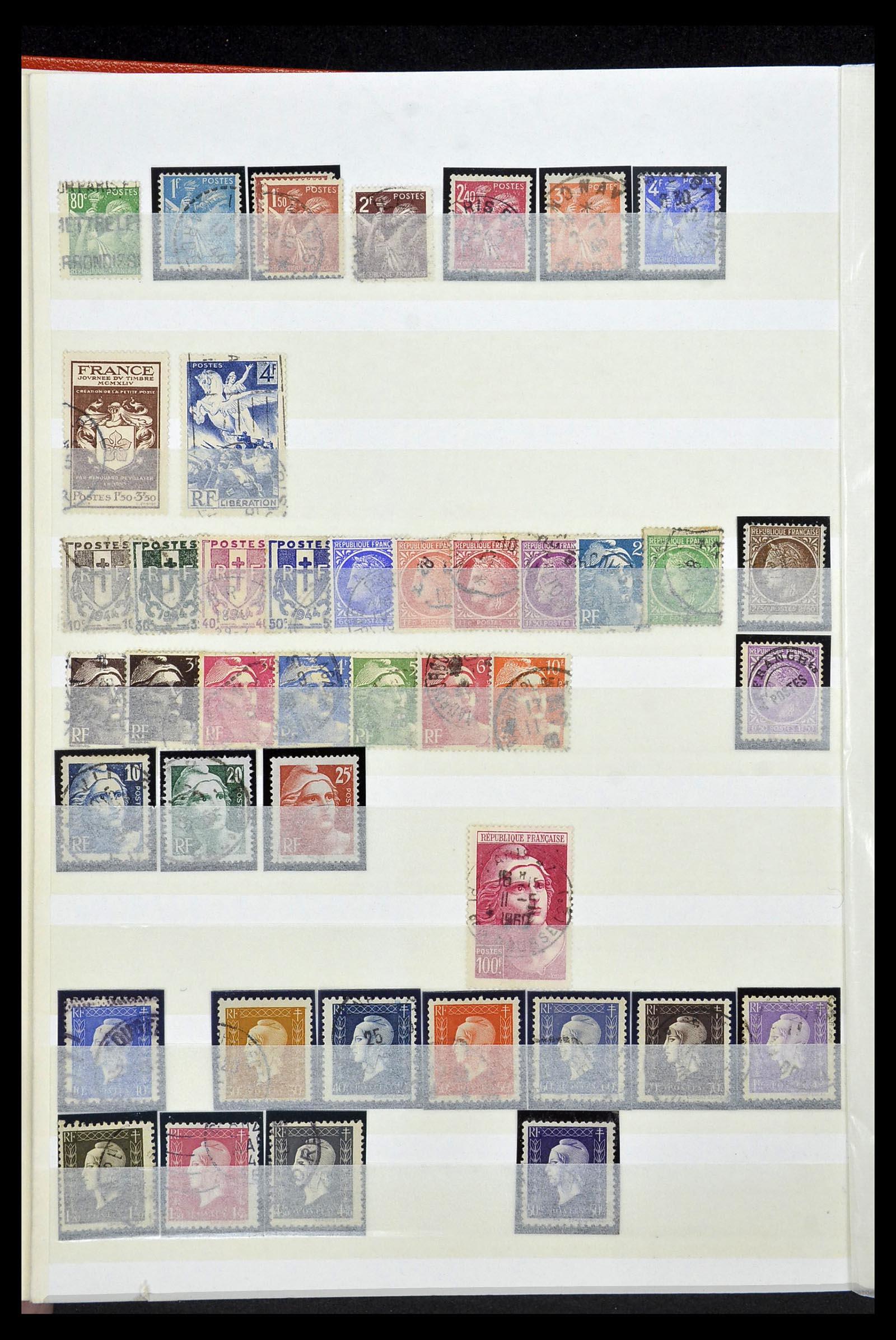 34236 014 - Postzegelverzameling 34236 Frankrijk 1853-2004.