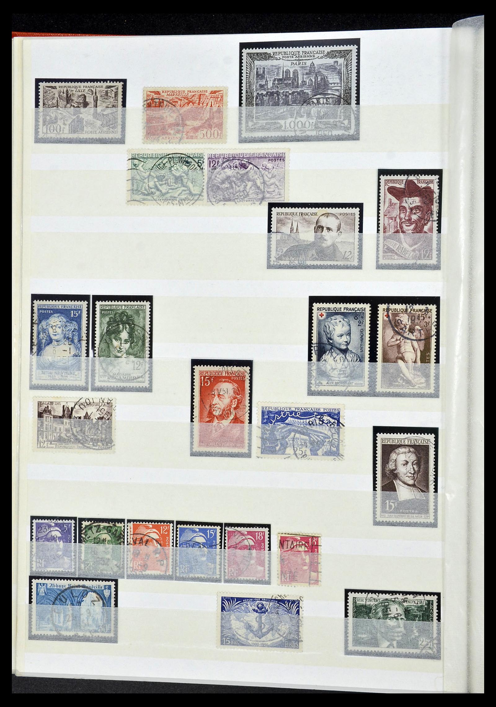 34236 018 - Postzegelverzameling 34236 Frankrijk 1853-2004.
