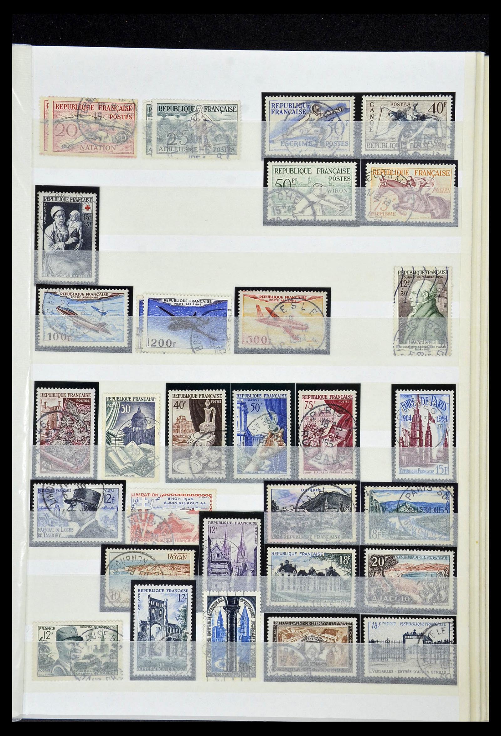 34236 021 - Postzegelverzameling 34236 Frankrijk 1853-2004.