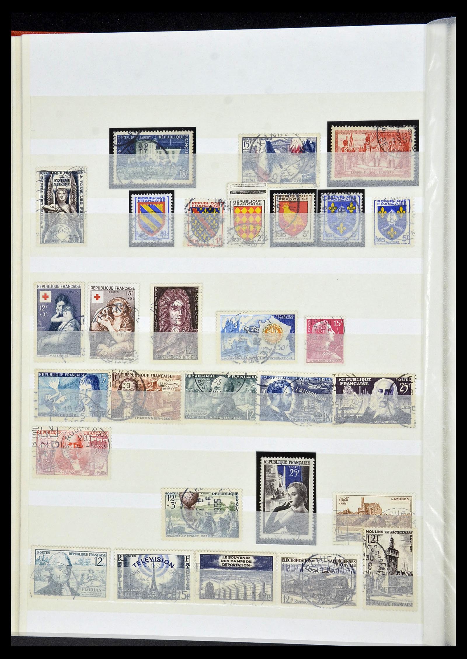 34236 022 - Postzegelverzameling 34236 Frankrijk 1853-2004.