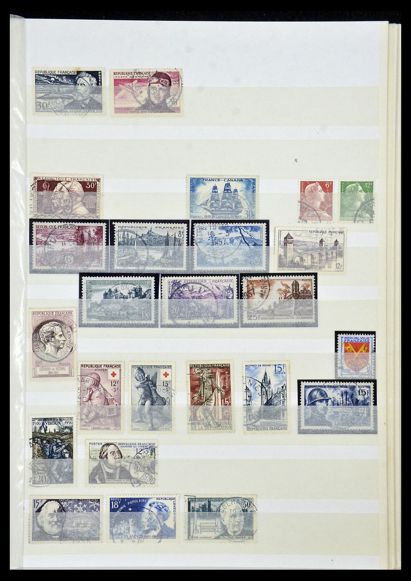 34236 023 - Postzegelverzameling 34236 Frankrijk 1853-2004.