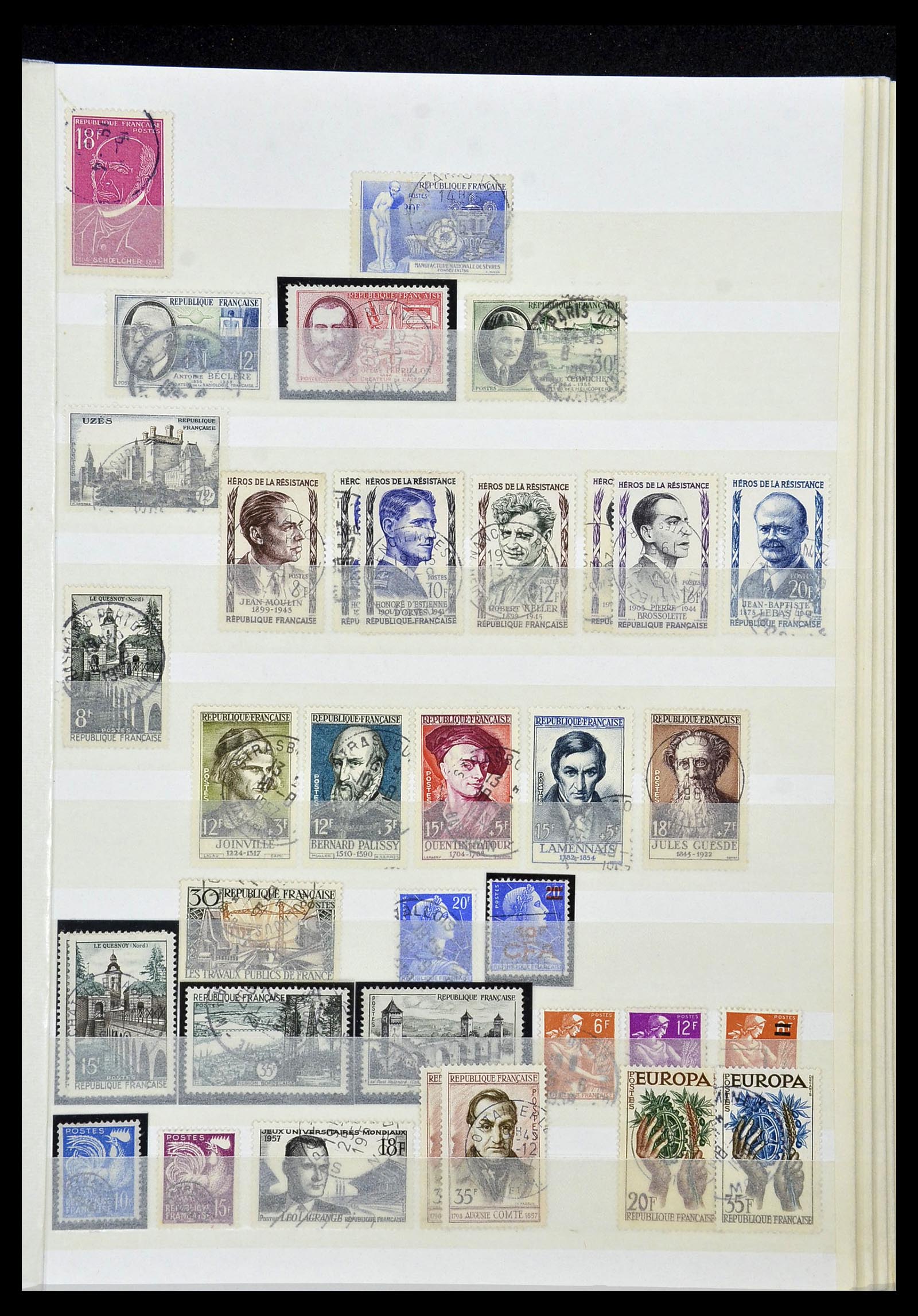 34236 025 - Postzegelverzameling 34236 Frankrijk 1853-2004.