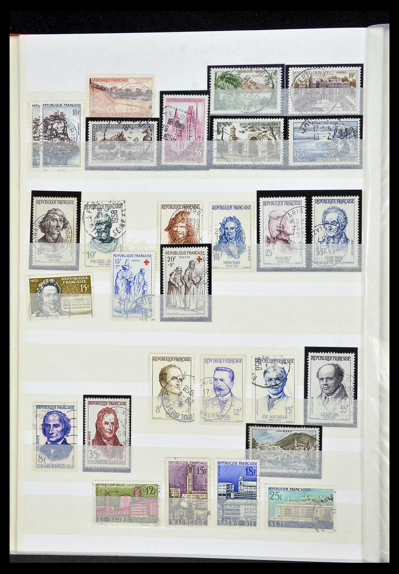 34236 026 - Postzegelverzameling 34236 Frankrijk 1853-2004.