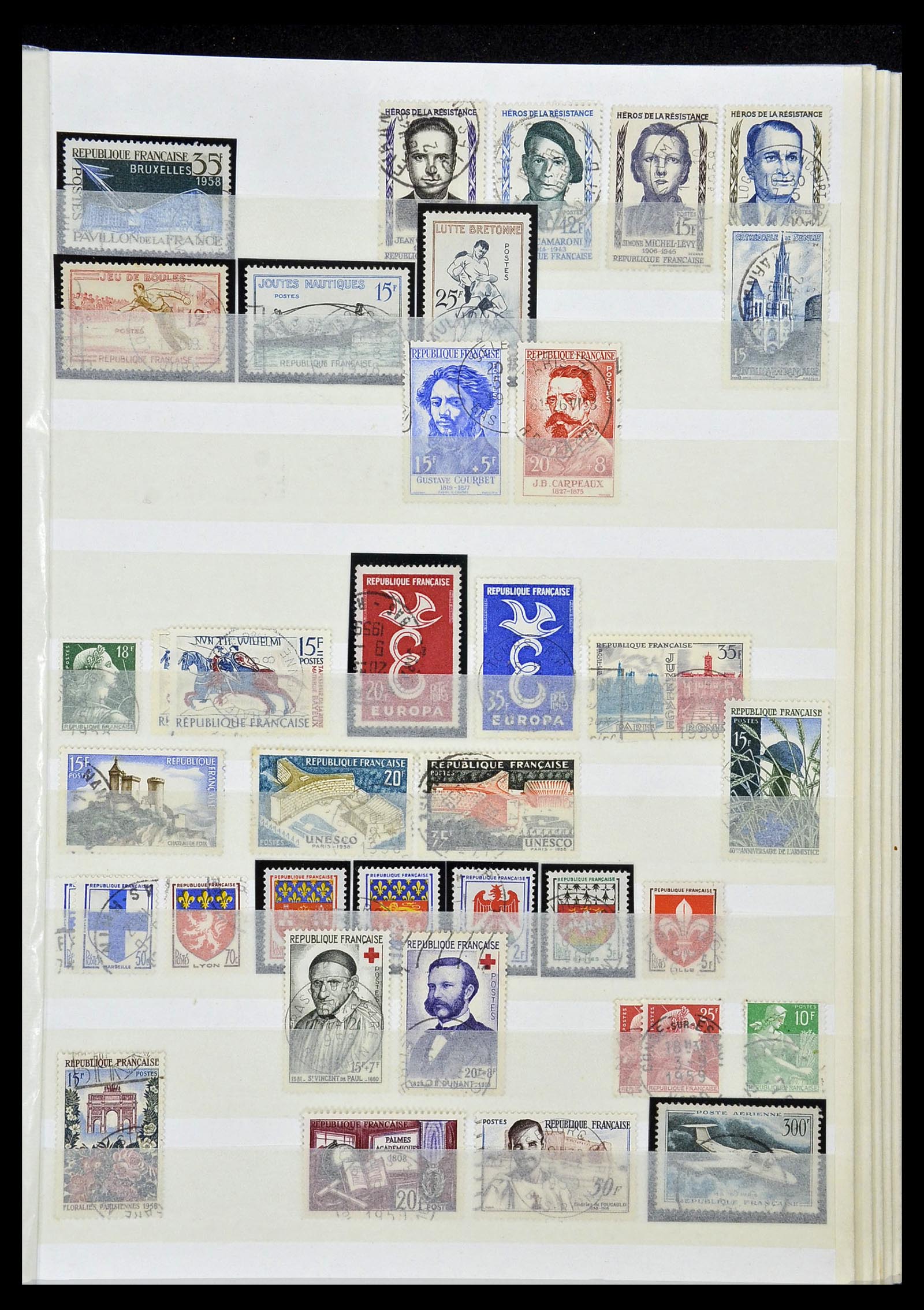 34236 027 - Postzegelverzameling 34236 Frankrijk 1853-2004.