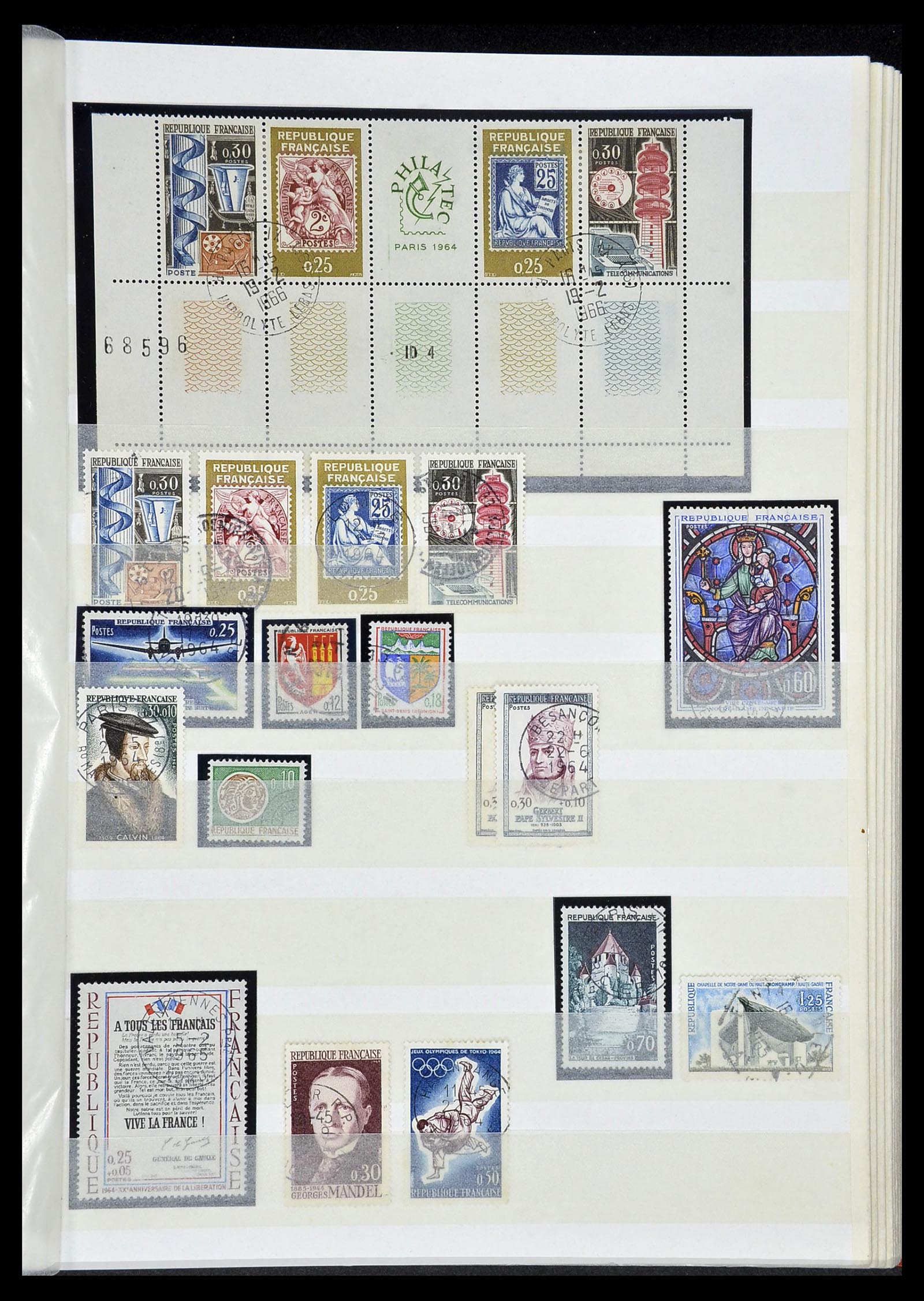 34236 035 - Postzegelverzameling 34236 Frankrijk 1853-2004.