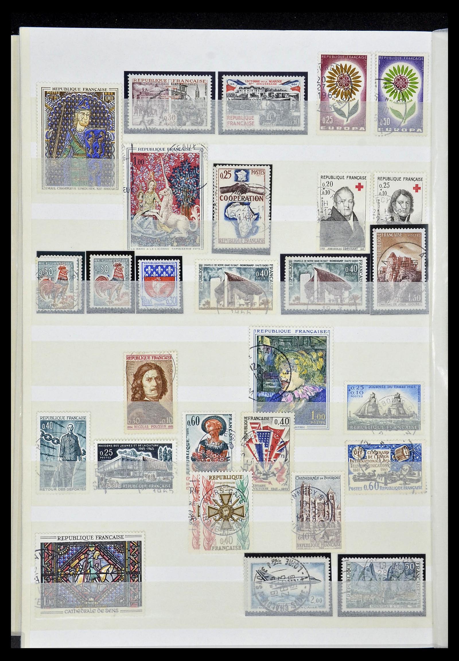 34236 036 - Postzegelverzameling 34236 Frankrijk 1853-2004.