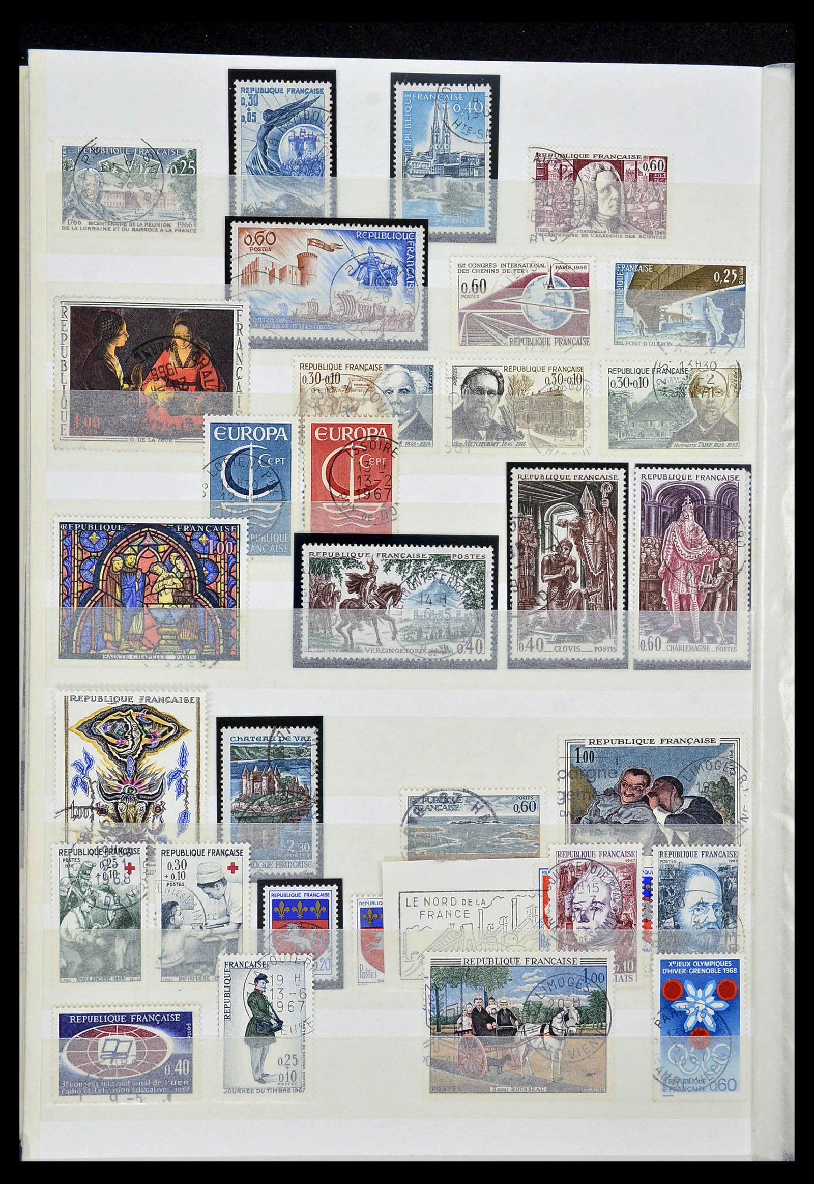 34236 038 - Postzegelverzameling 34236 Frankrijk 1853-2004.