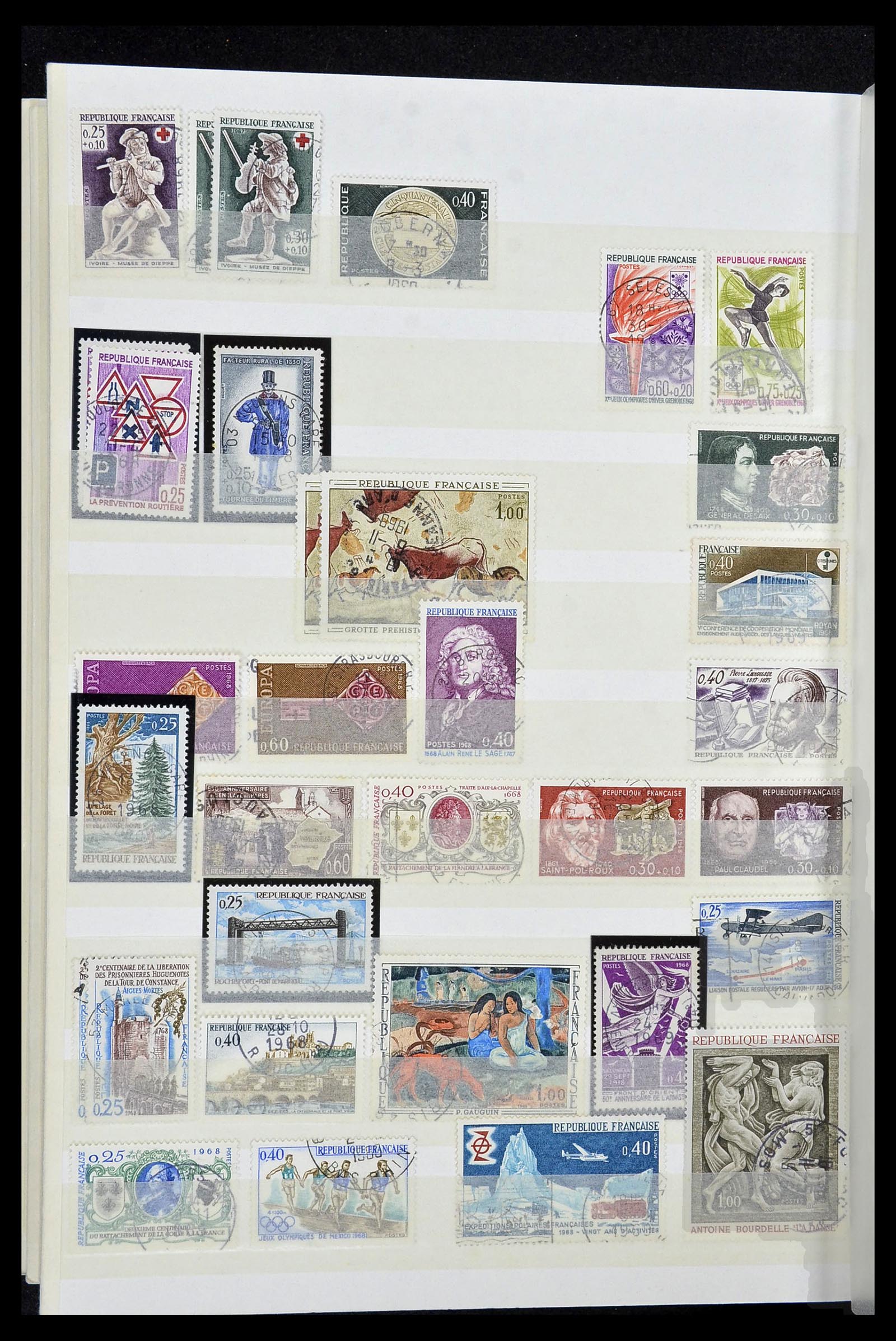 34236 040 - Postzegelverzameling 34236 Frankrijk 1853-2004.