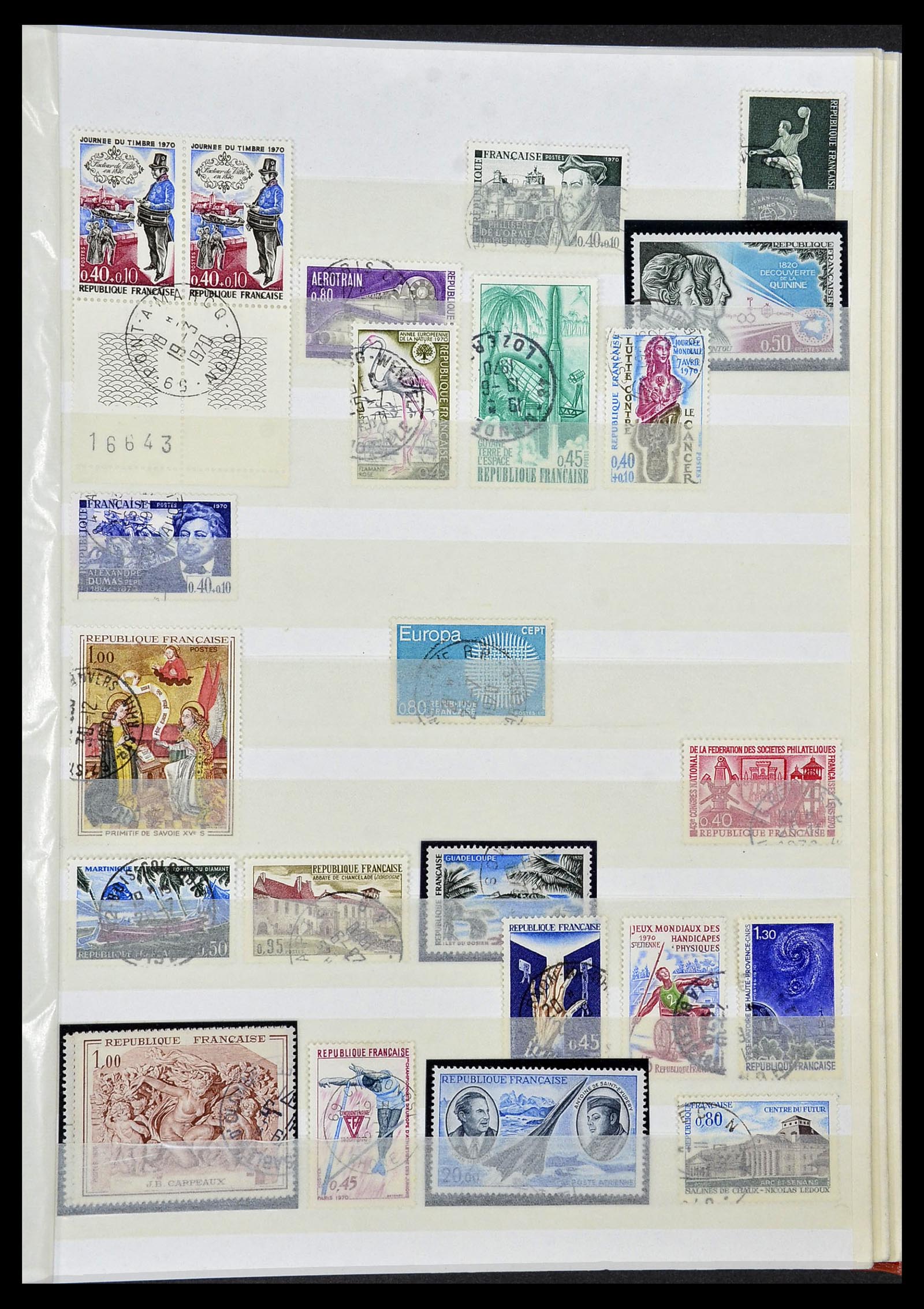 34236 043 - Postzegelverzameling 34236 Frankrijk 1853-2004.