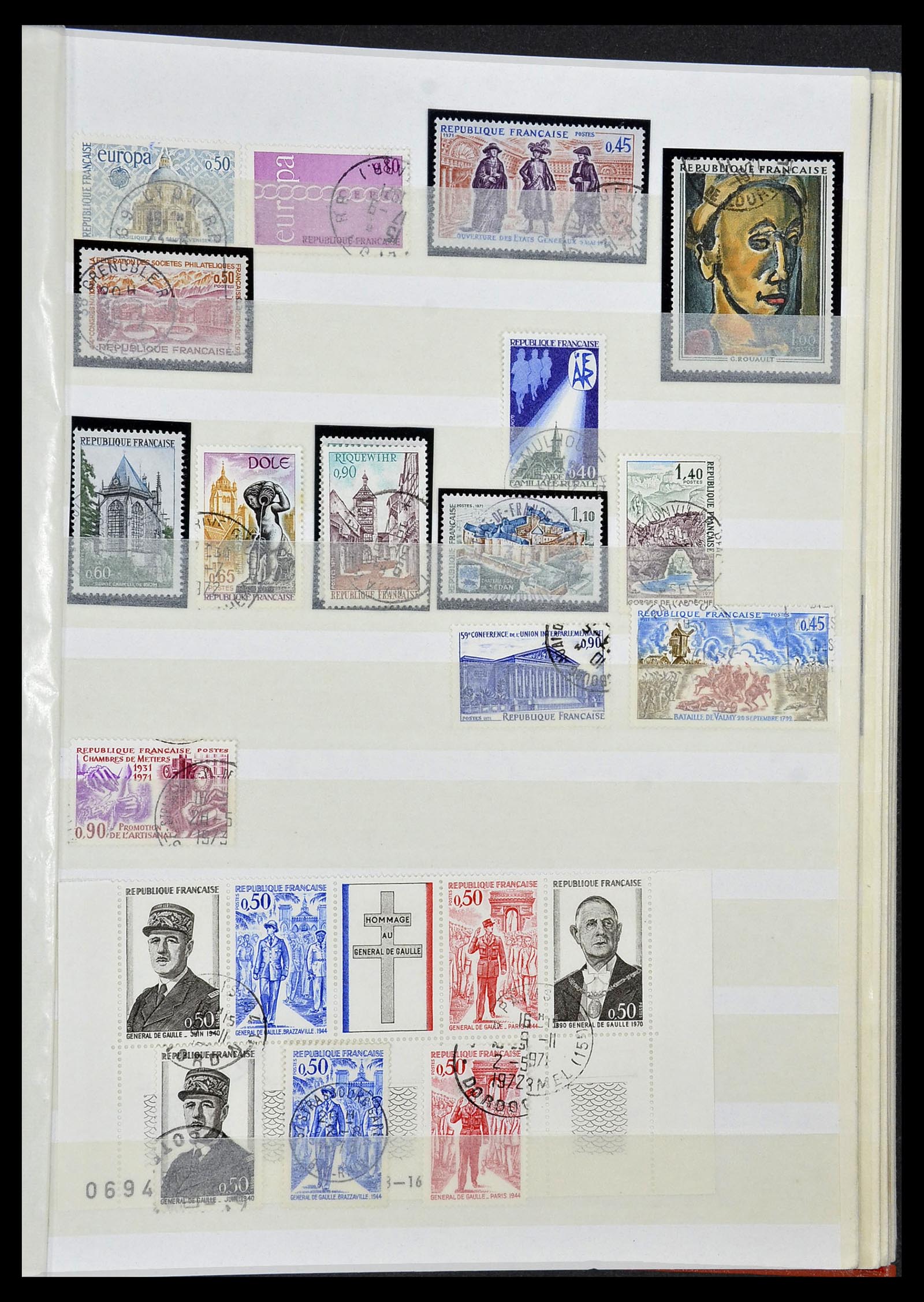 34236 045 - Postzegelverzameling 34236 Frankrijk 1853-2004.