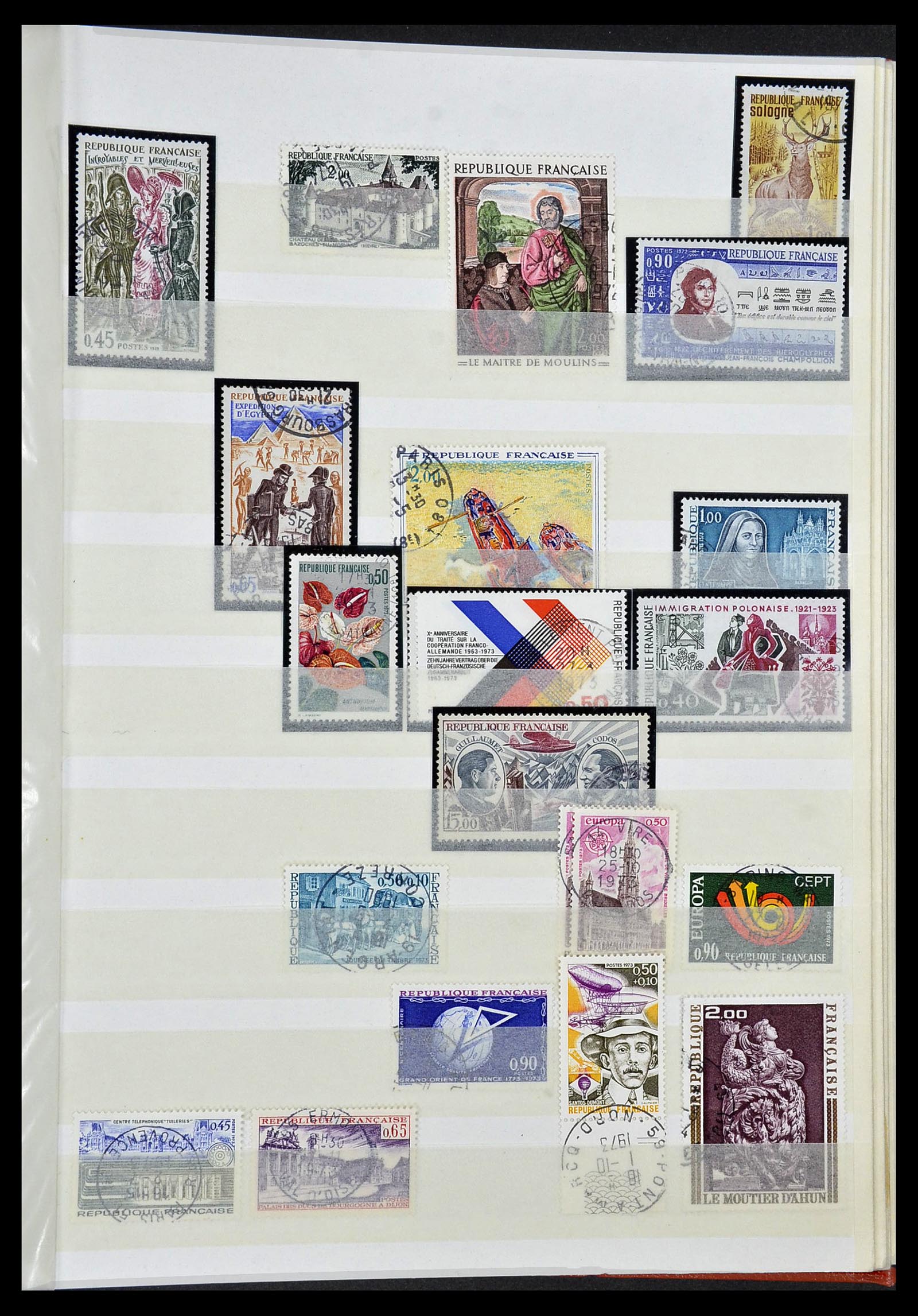 34236 047 - Stamp collection 34236 France 1853-2004.