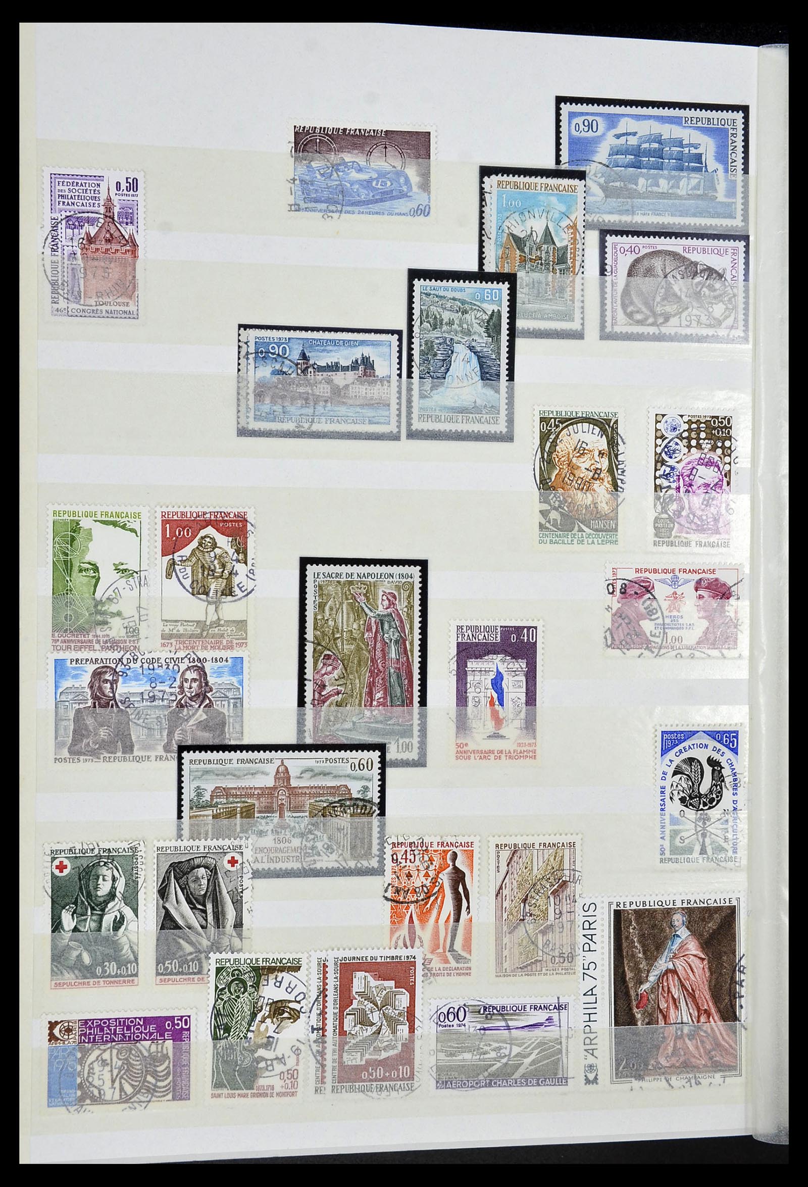 34236 048 - Postzegelverzameling 34236 Frankrijk 1853-2004.