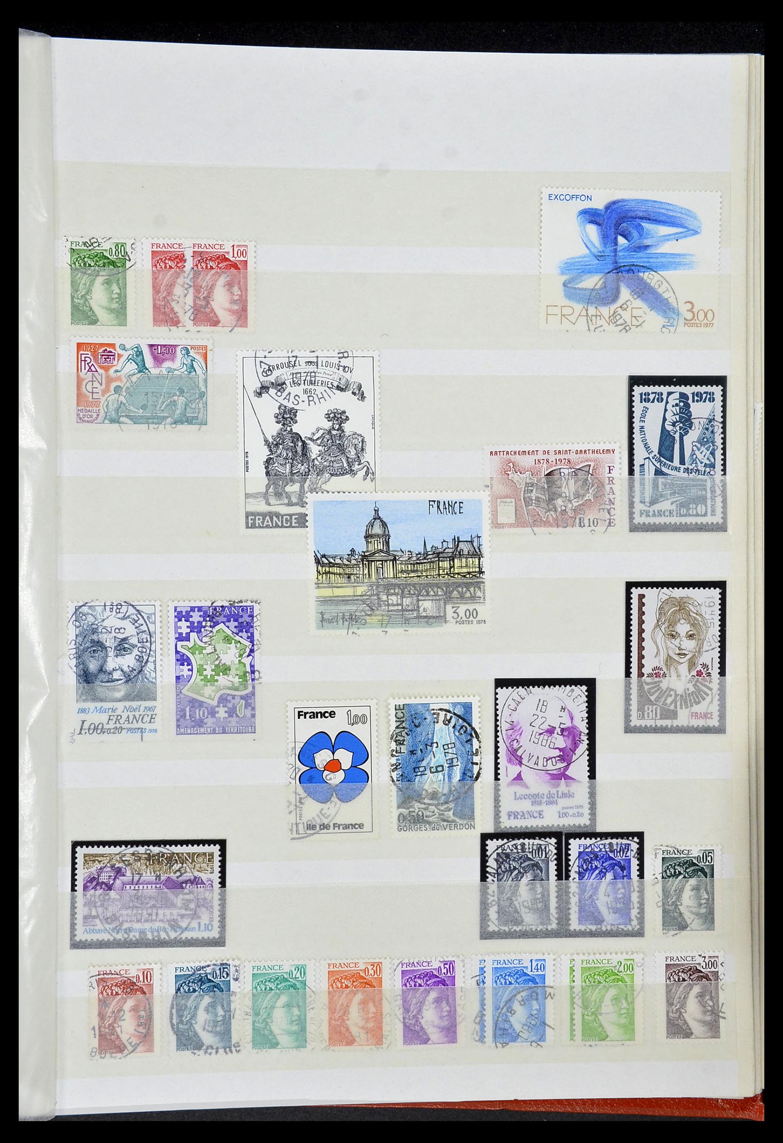 34236 055 - Postzegelverzameling 34236 Frankrijk 1853-2004.