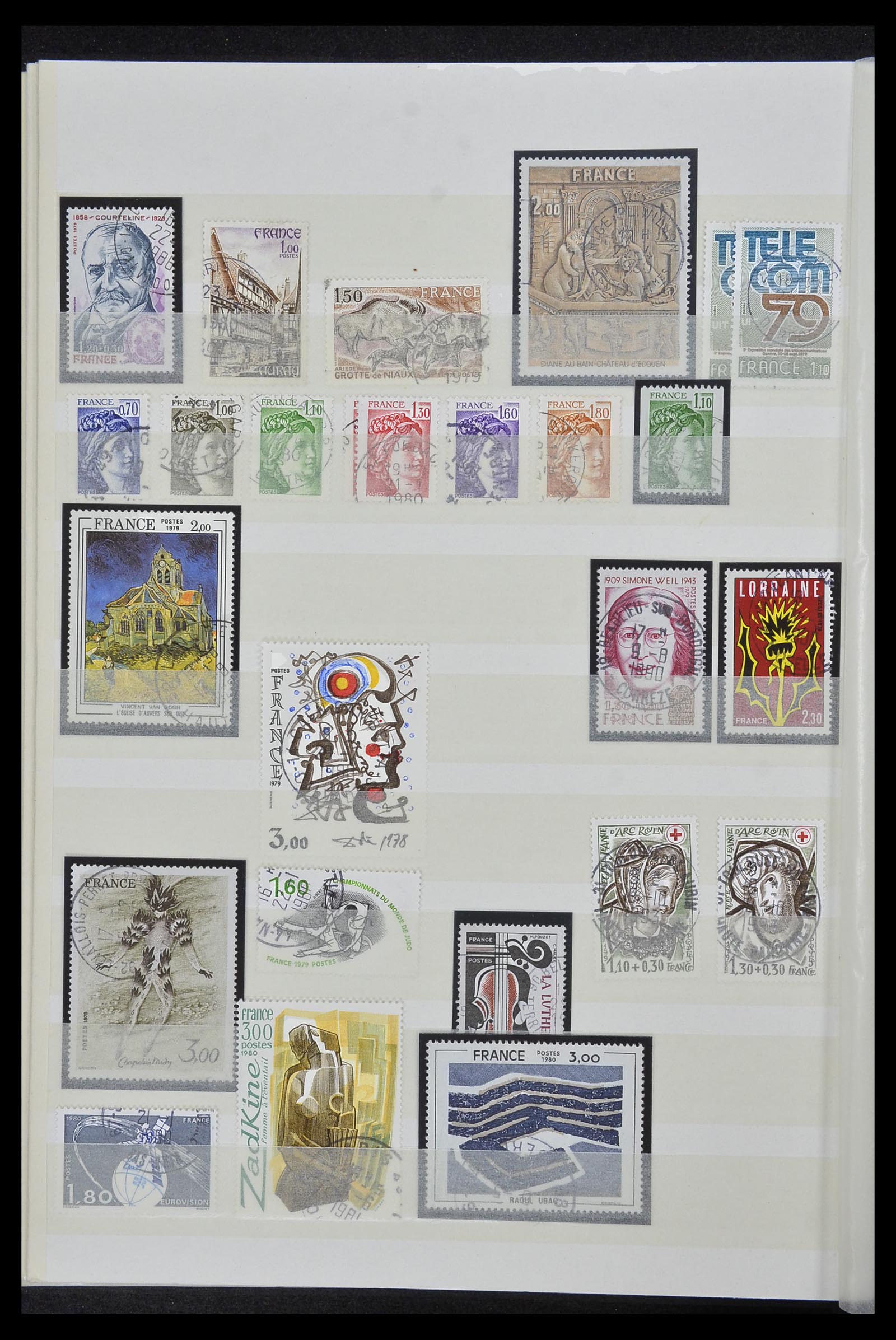 34236 058 - Postzegelverzameling 34236 Frankrijk 1853-2004.