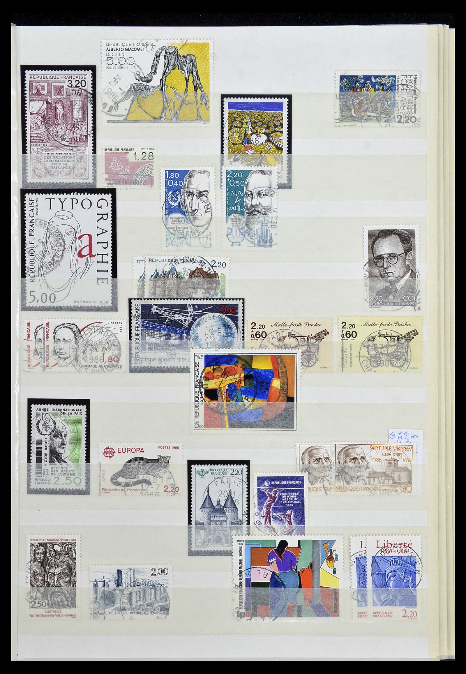 34236 072 - Postzegelverzameling 34236 Frankrijk 1853-2004.