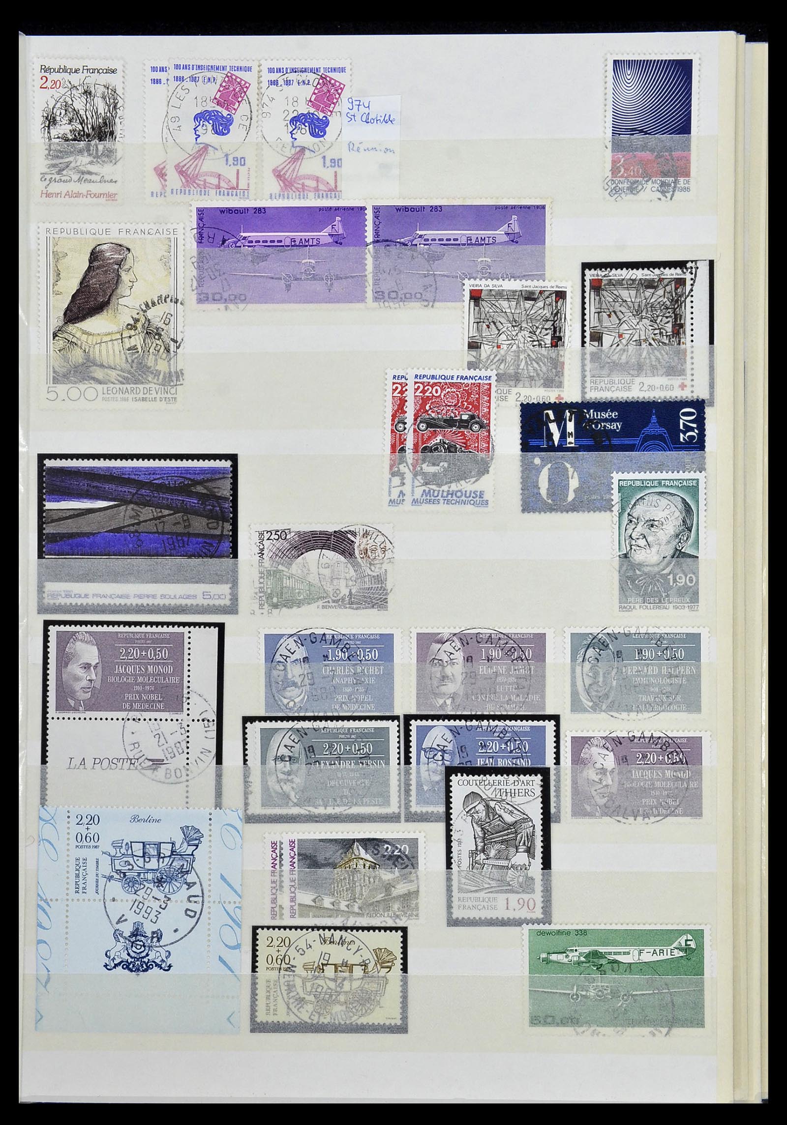 34236 074 - Postzegelverzameling 34236 Frankrijk 1853-2004.