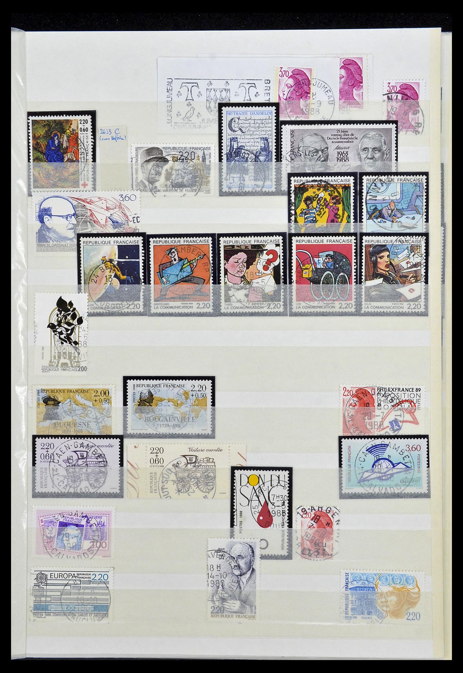 34236 076 - Postzegelverzameling 34236 Frankrijk 1853-2004.