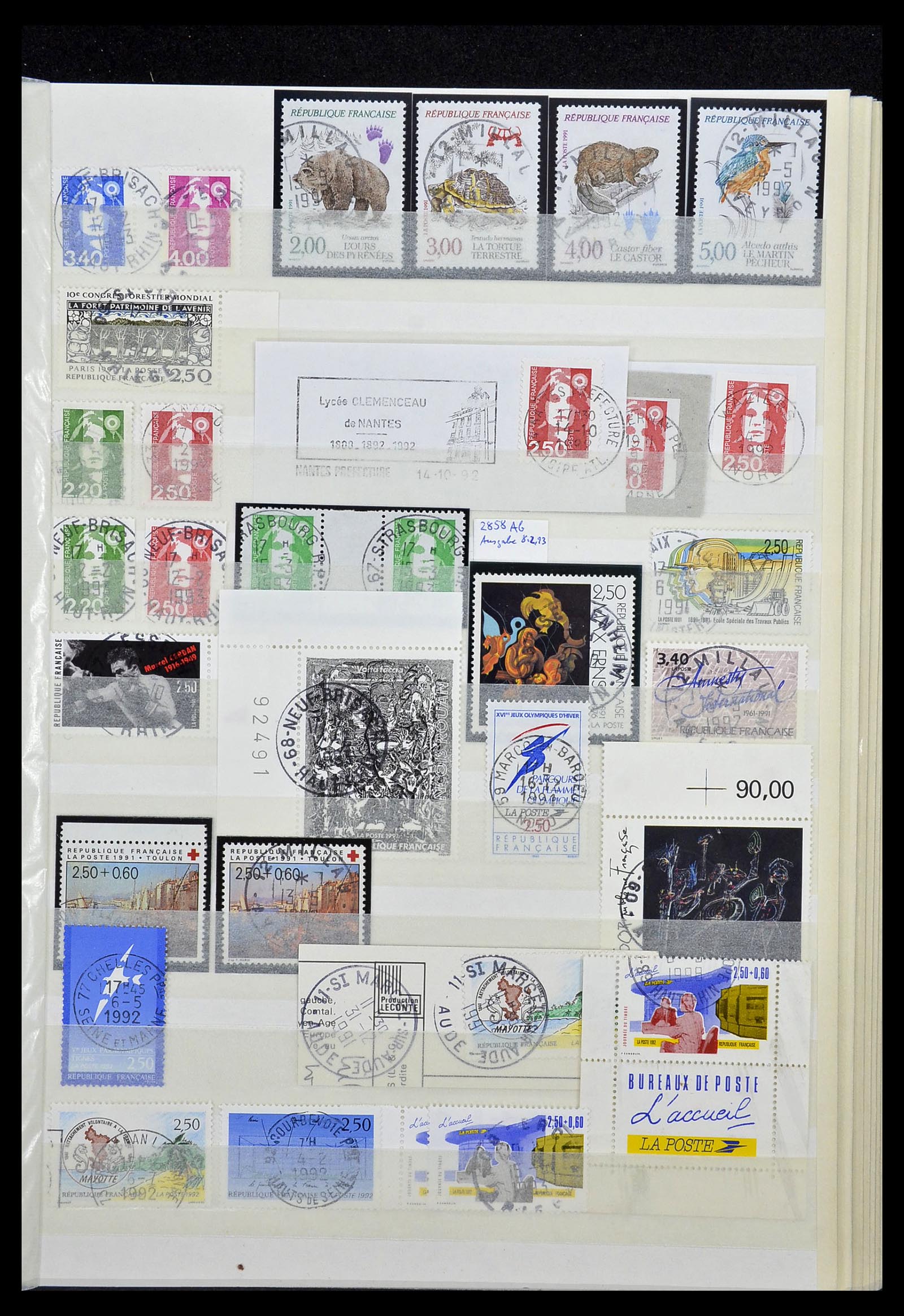 34236 084 - Postzegelverzameling 34236 Frankrijk 1853-2004.