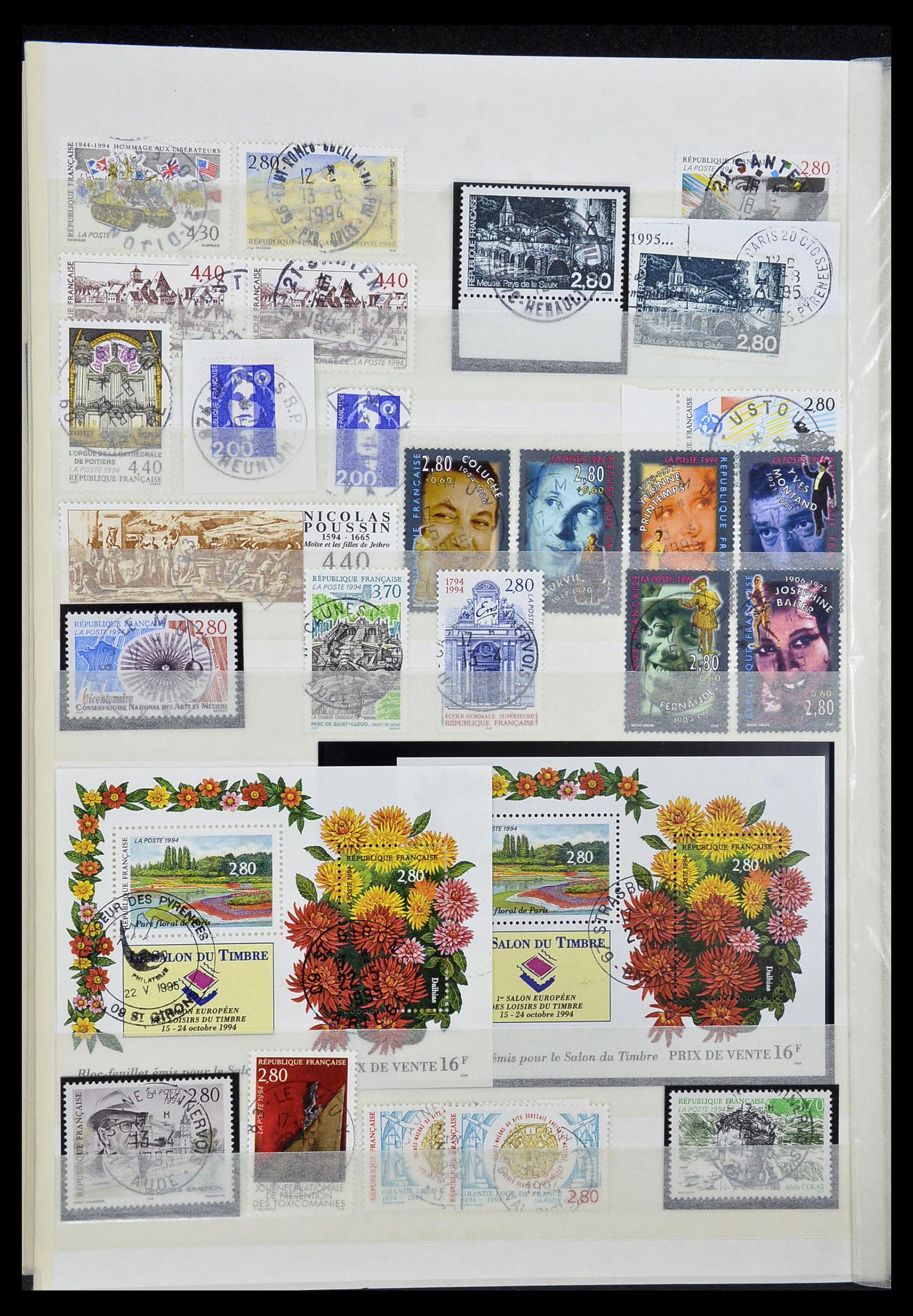 34236 093 - Postzegelverzameling 34236 Frankrijk 1853-2004.