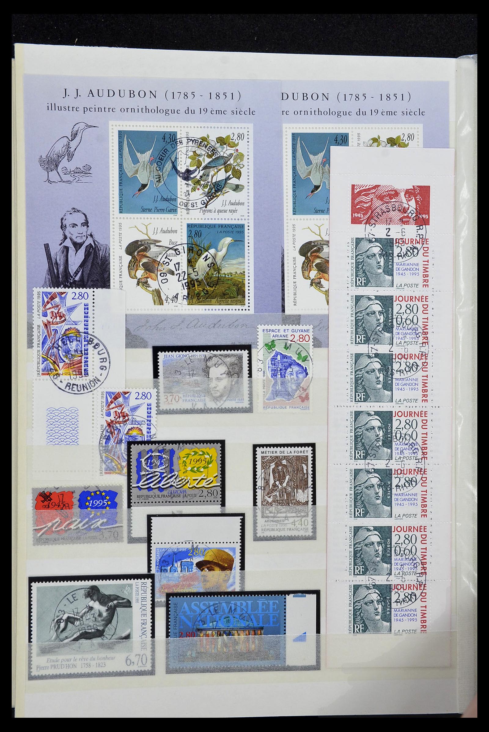 34236 095 - Postzegelverzameling 34236 Frankrijk 1853-2004.