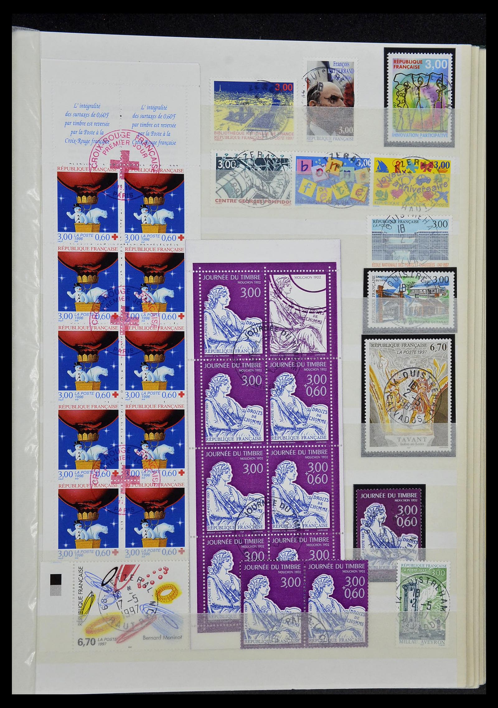34236 100 - Postzegelverzameling 34236 Frankrijk 1853-2004.