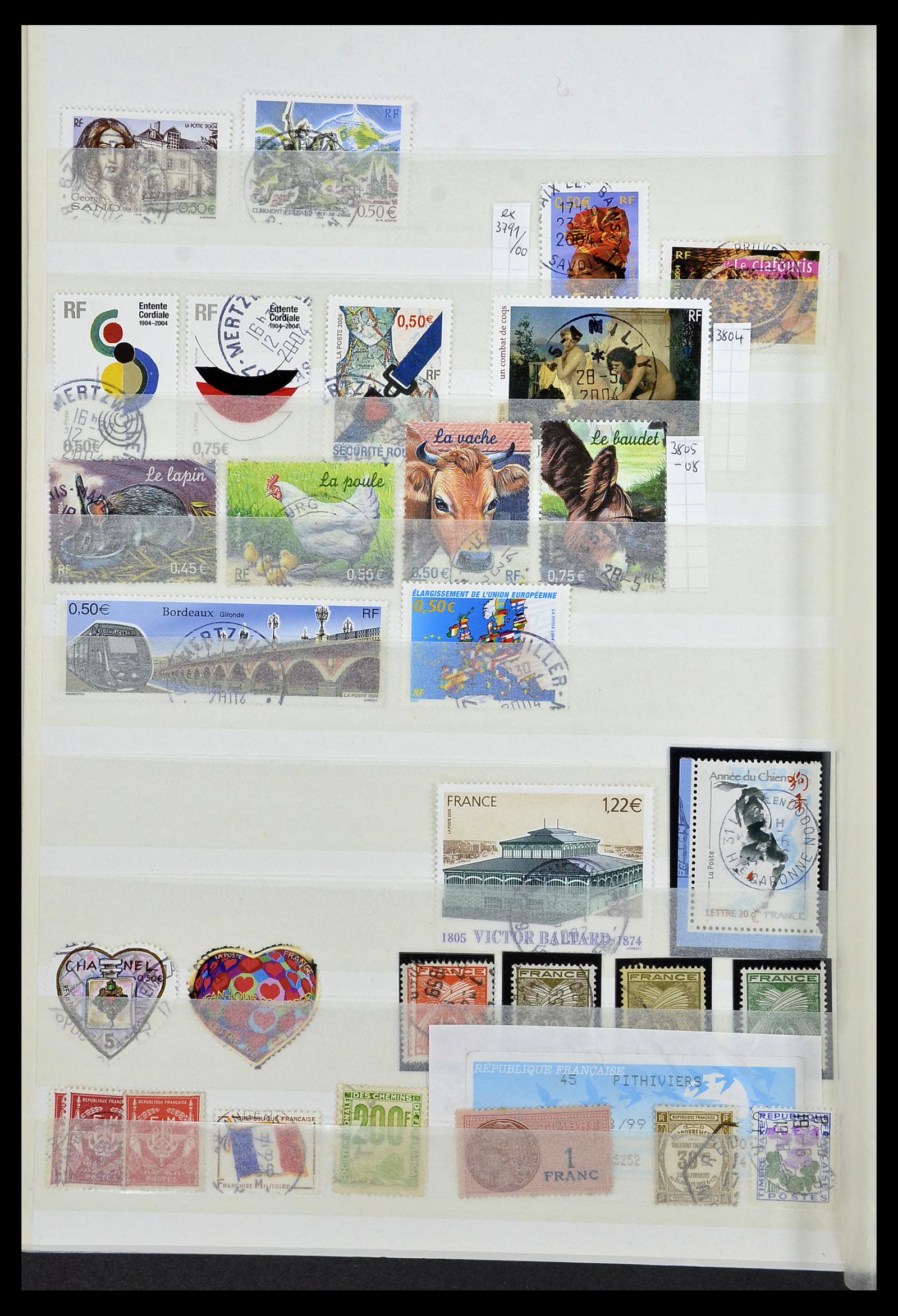 34236 121 - Postzegelverzameling 34236 Frankrijk 1853-2004.