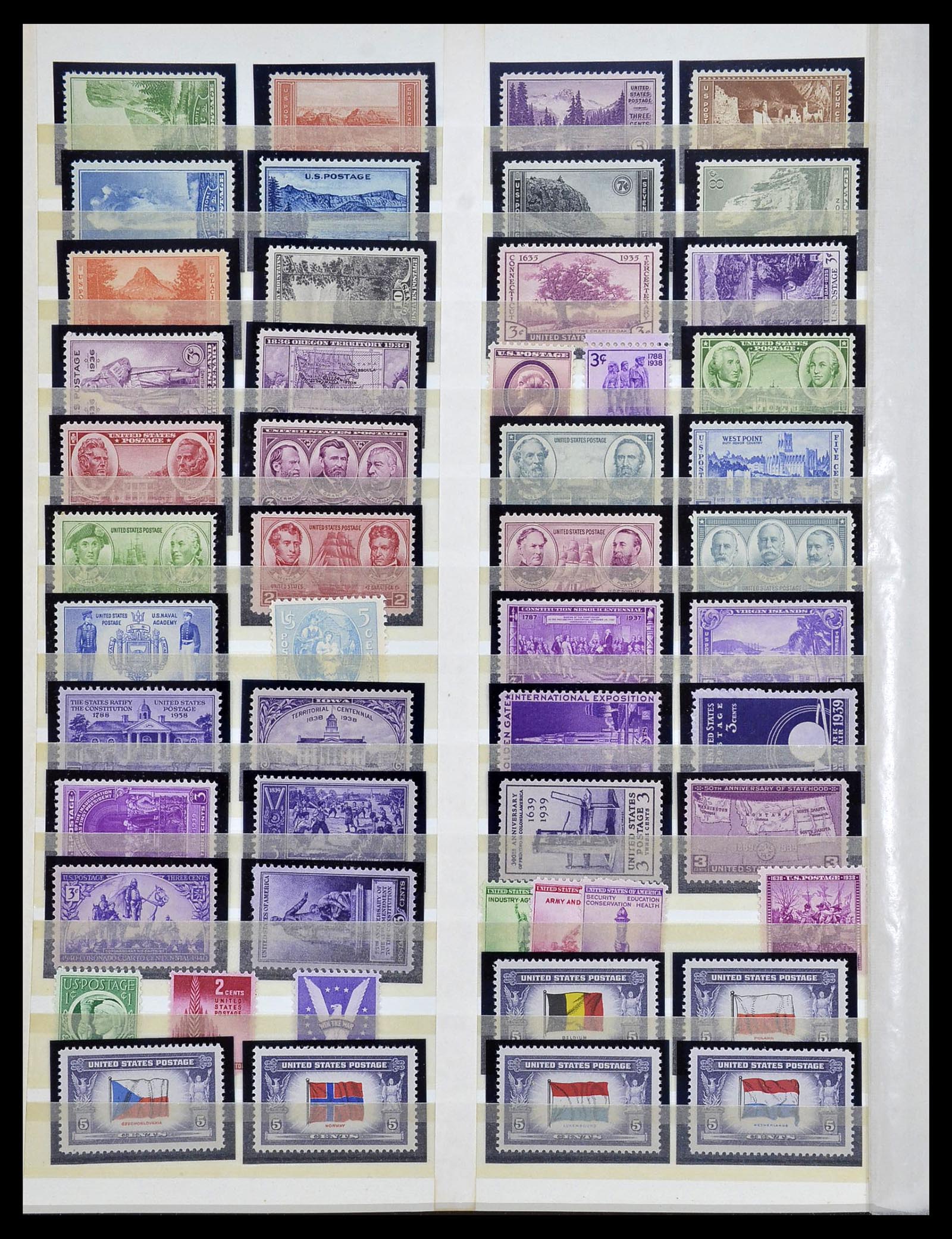 34237 003 - Postzegelverzameling 34237 USA postfris 1935-1998.
