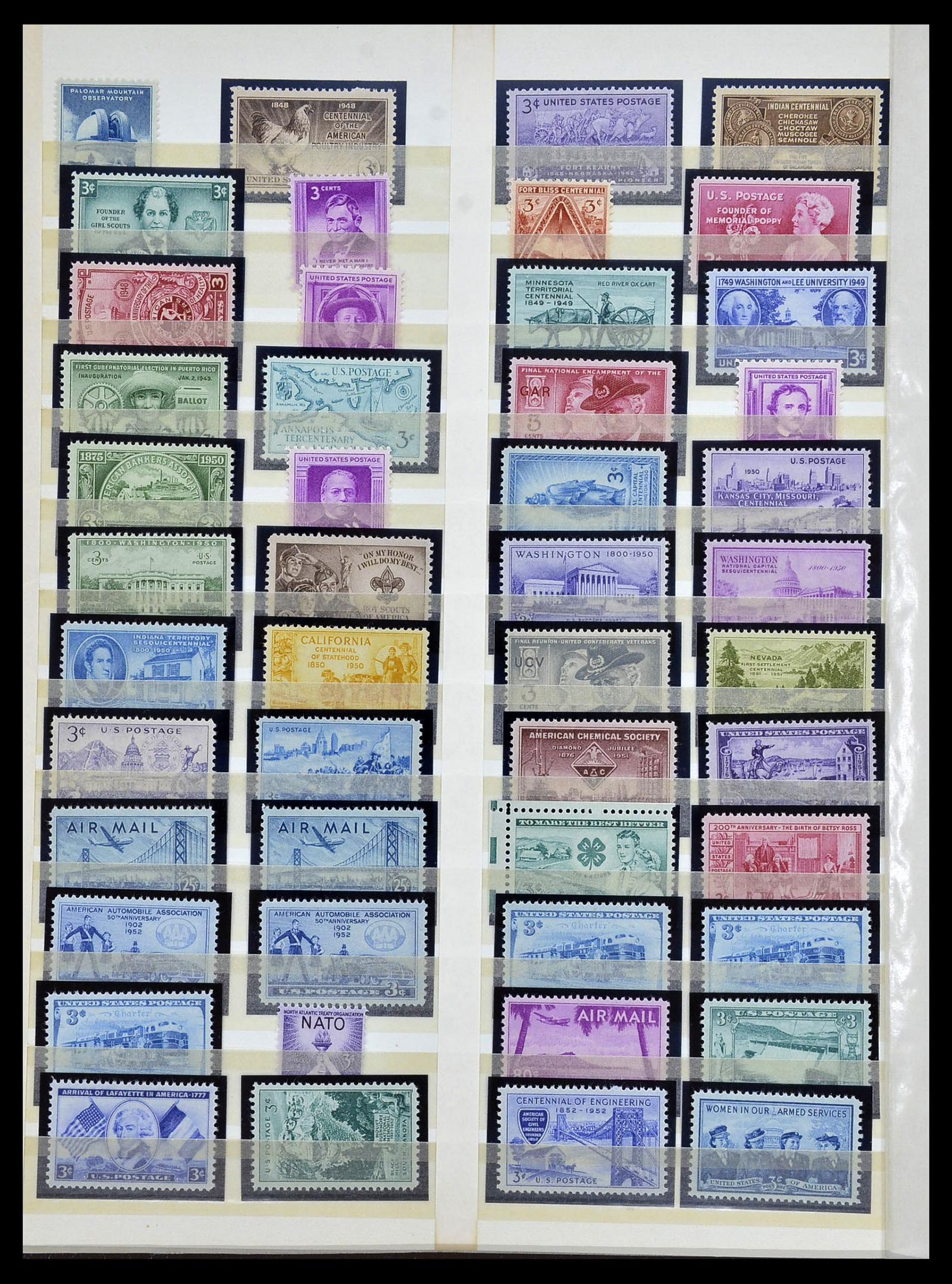34237 005 - Postzegelverzameling 34237 USA postfris 1935-1998.