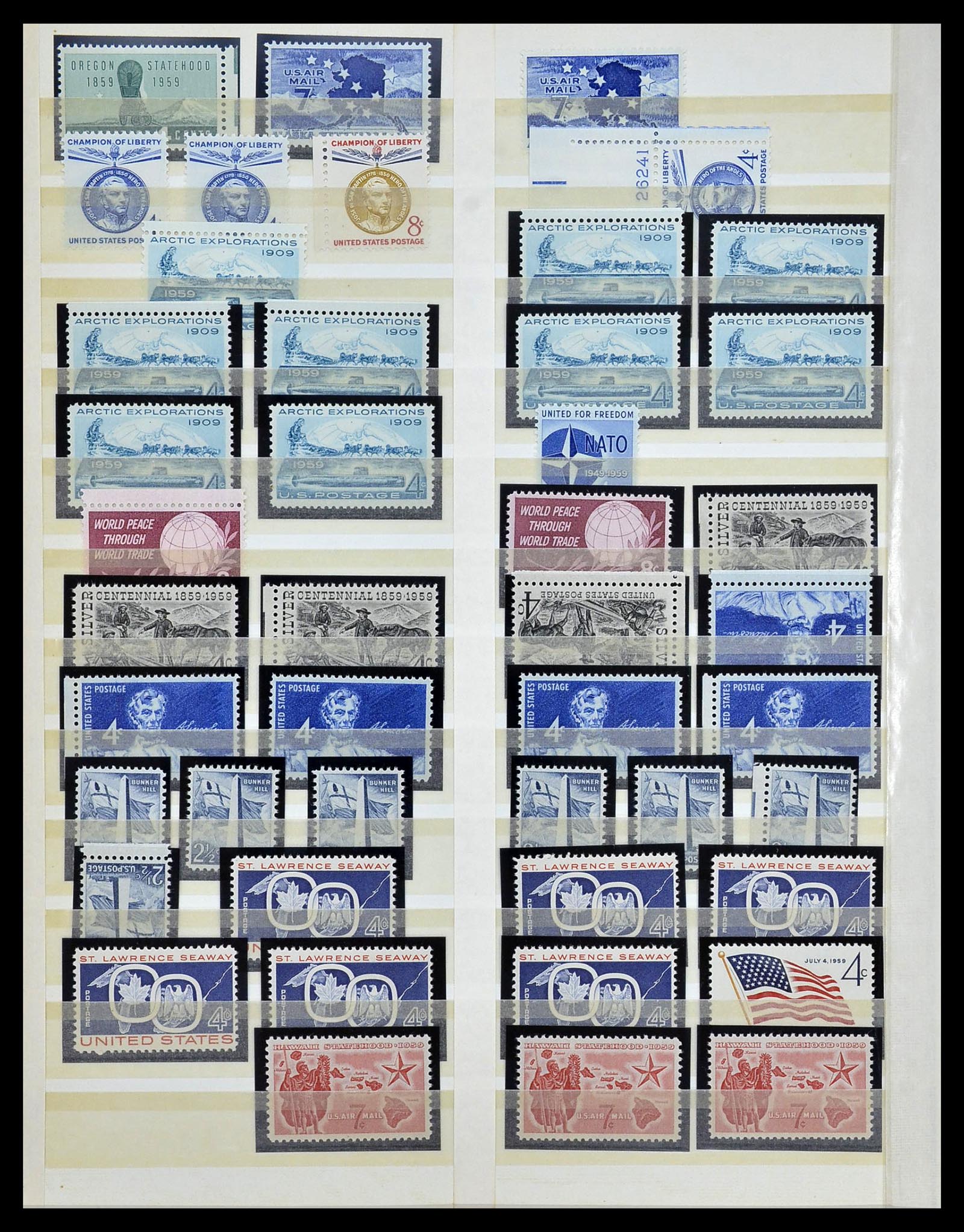 34237 009 - Stamp collection 34237 USA MNH 1935-1998.