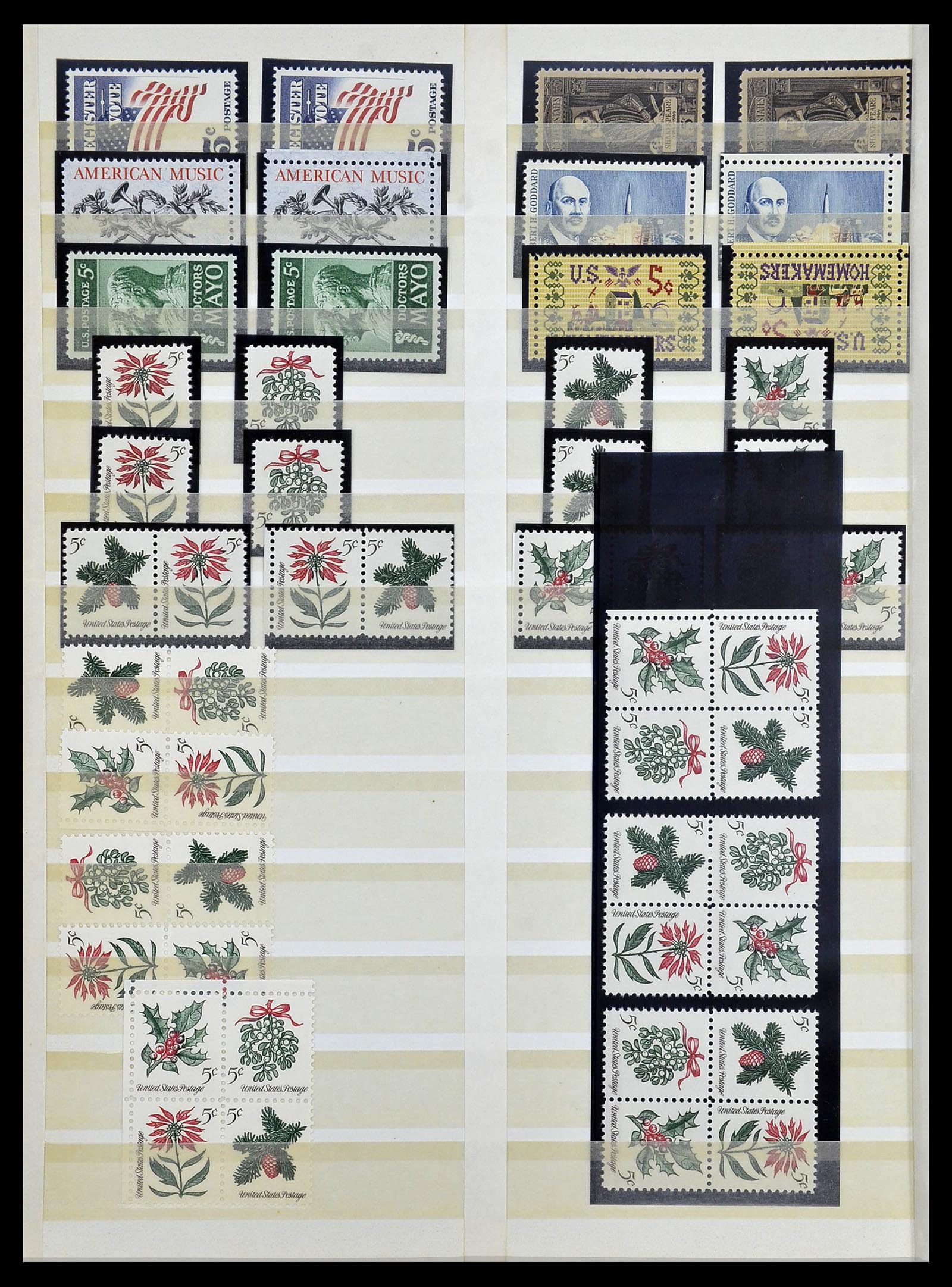 34237 013 - Stamp collection 34237 USA MNH 1935-1998.