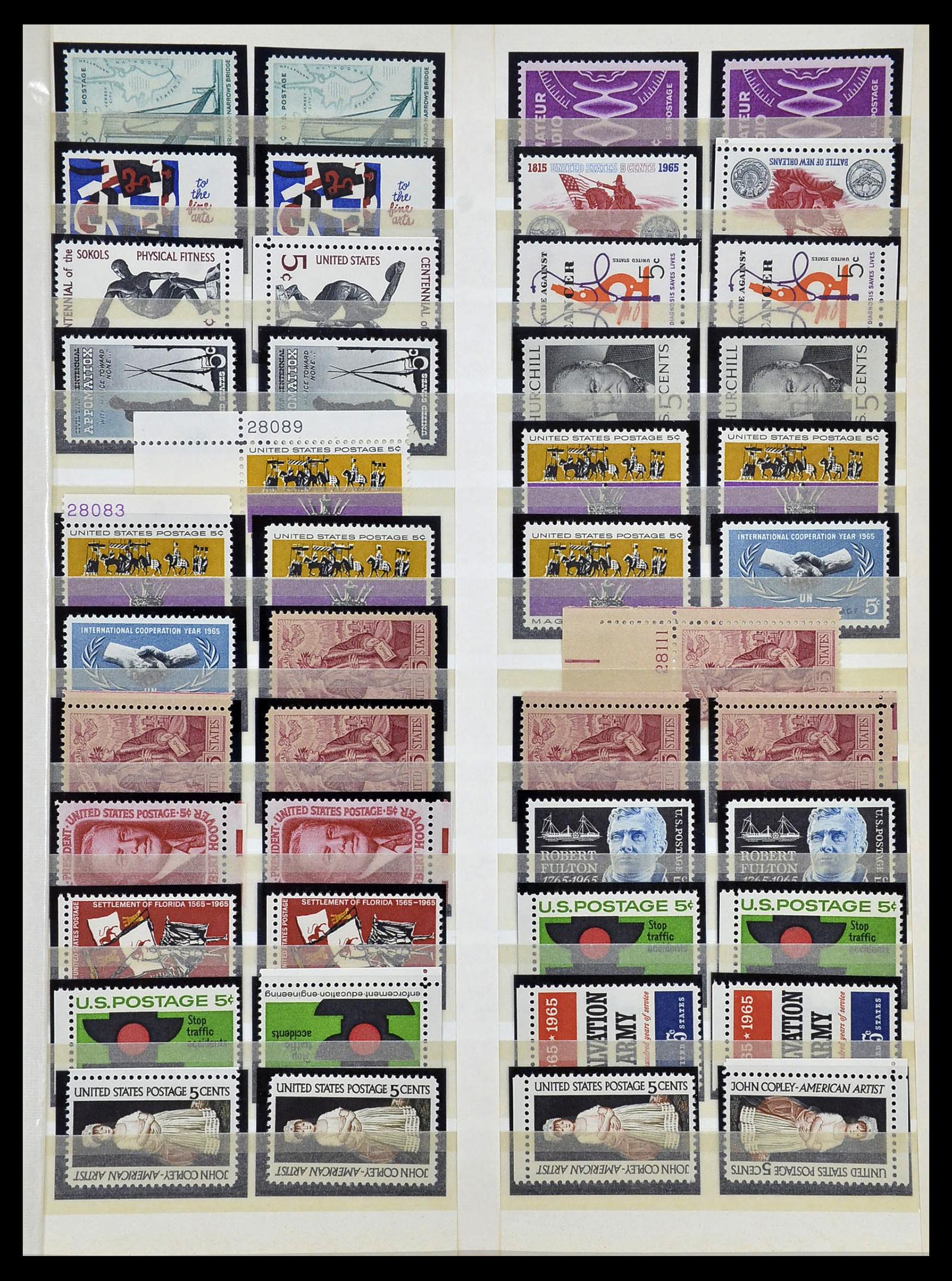 34237 014 - Postzegelverzameling 34237 USA postfris 1935-1998.