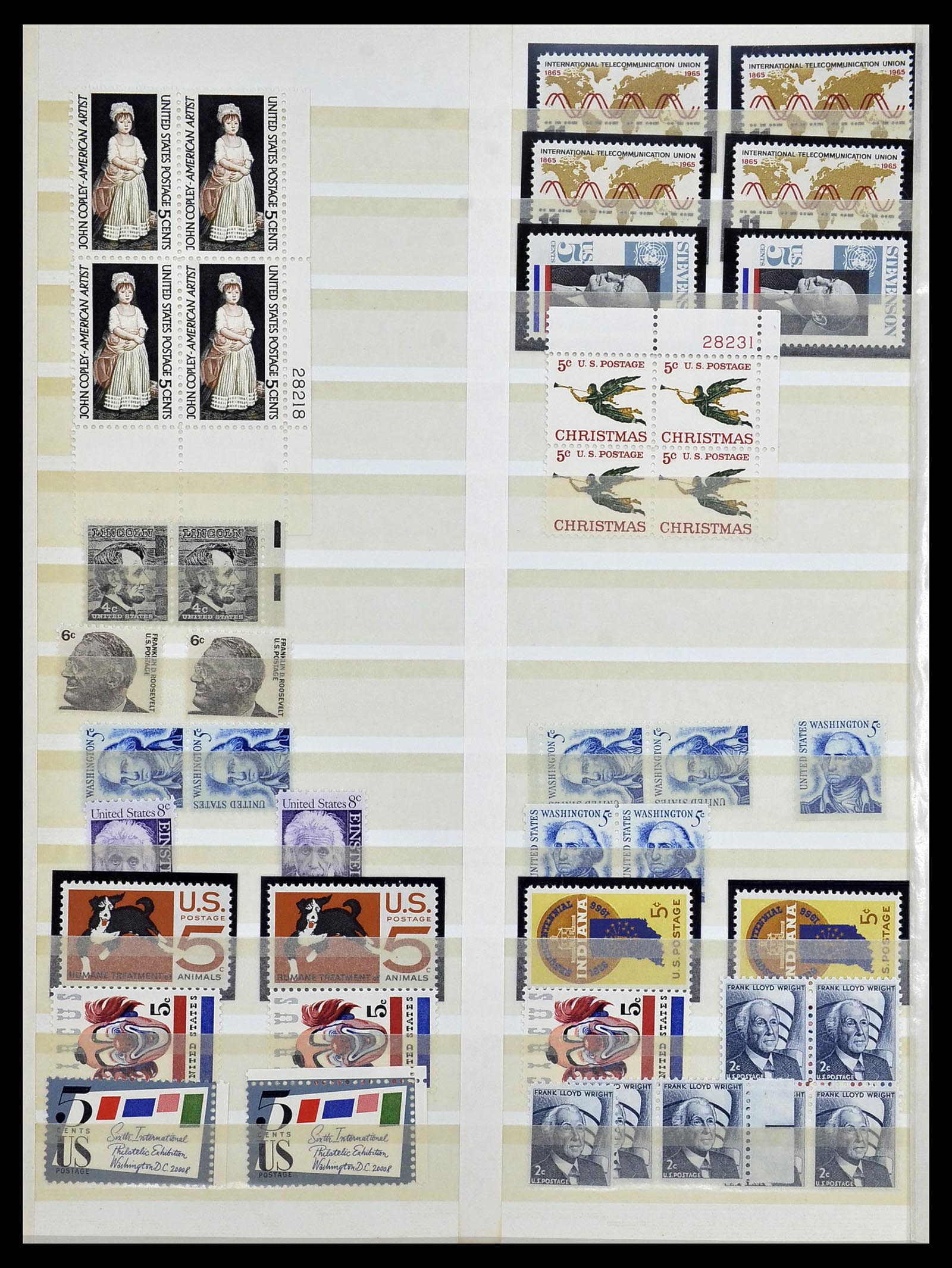 34237 015 - Postzegelverzameling 34237 USA postfris 1935-1998.