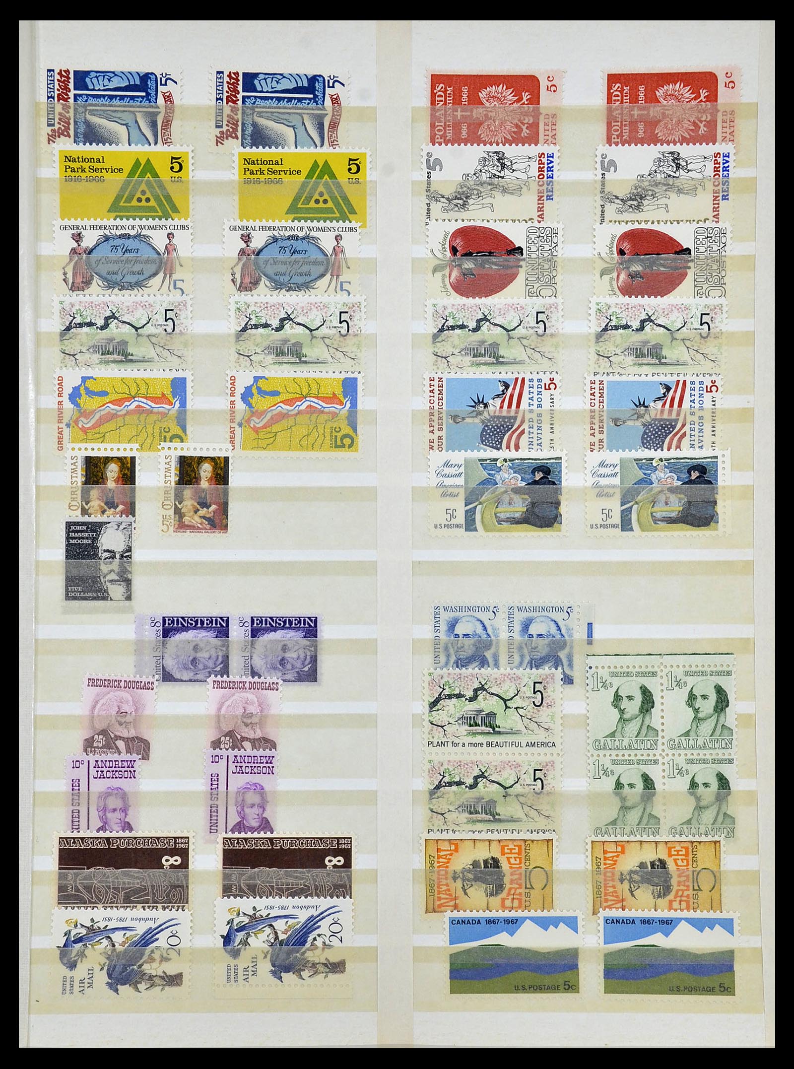 34237 016 - Postzegelverzameling 34237 USA postfris 1935-1998.
