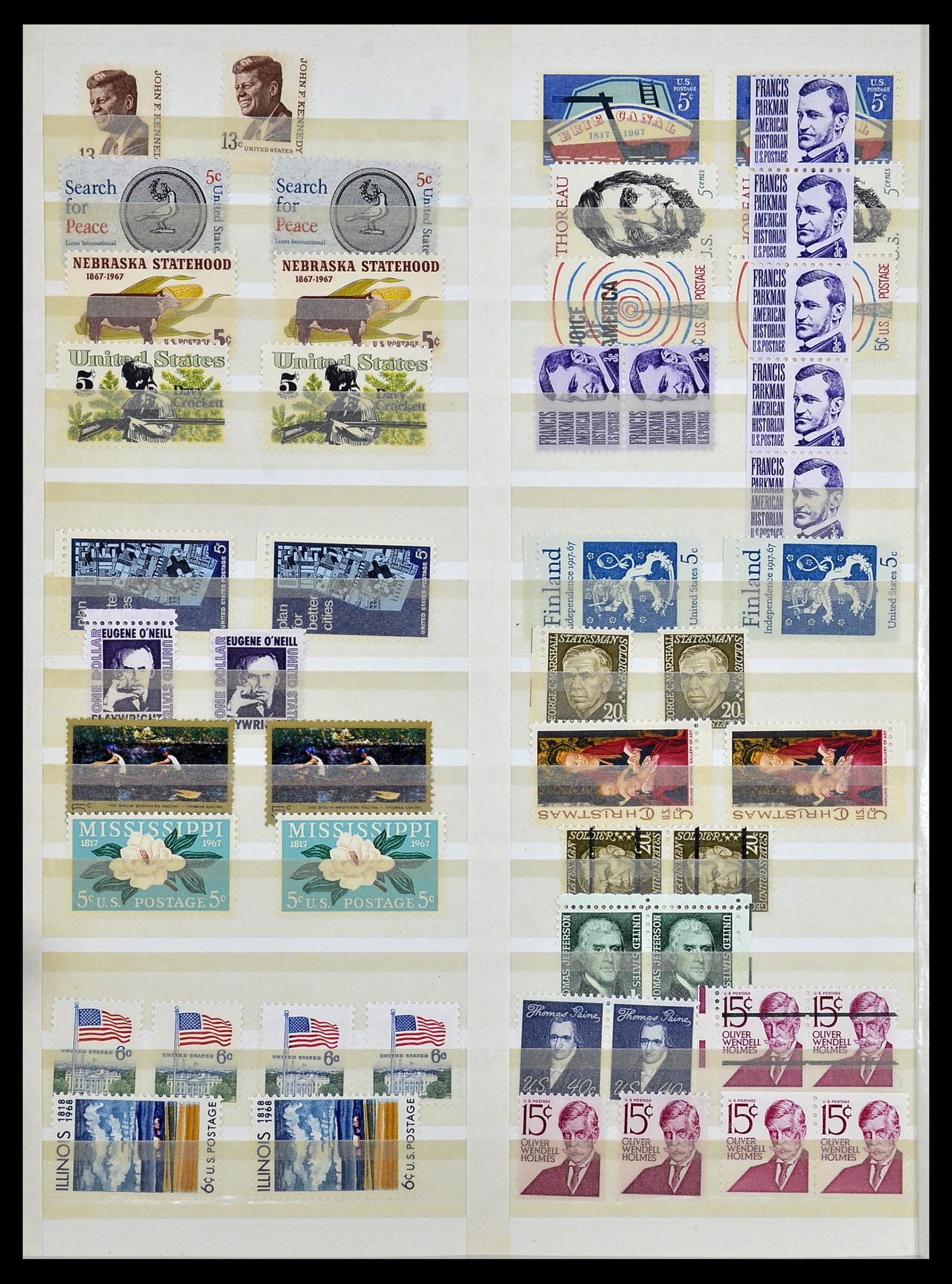 34237 017 - Postzegelverzameling 34237 USA postfris 1935-1998.