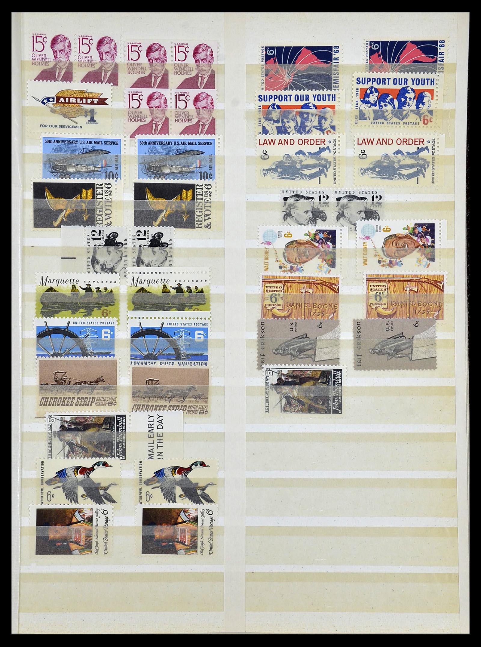 34237 018 - Postzegelverzameling 34237 USA postfris 1935-1998.